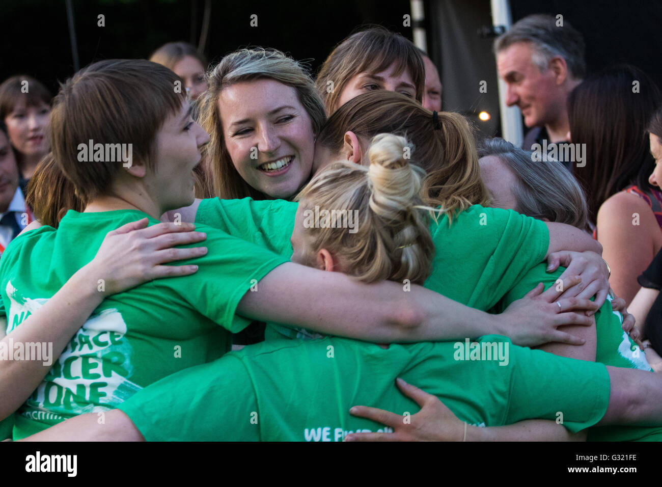 Members Of The Victorious Mcmillans Team Emrace After Their 2 0
