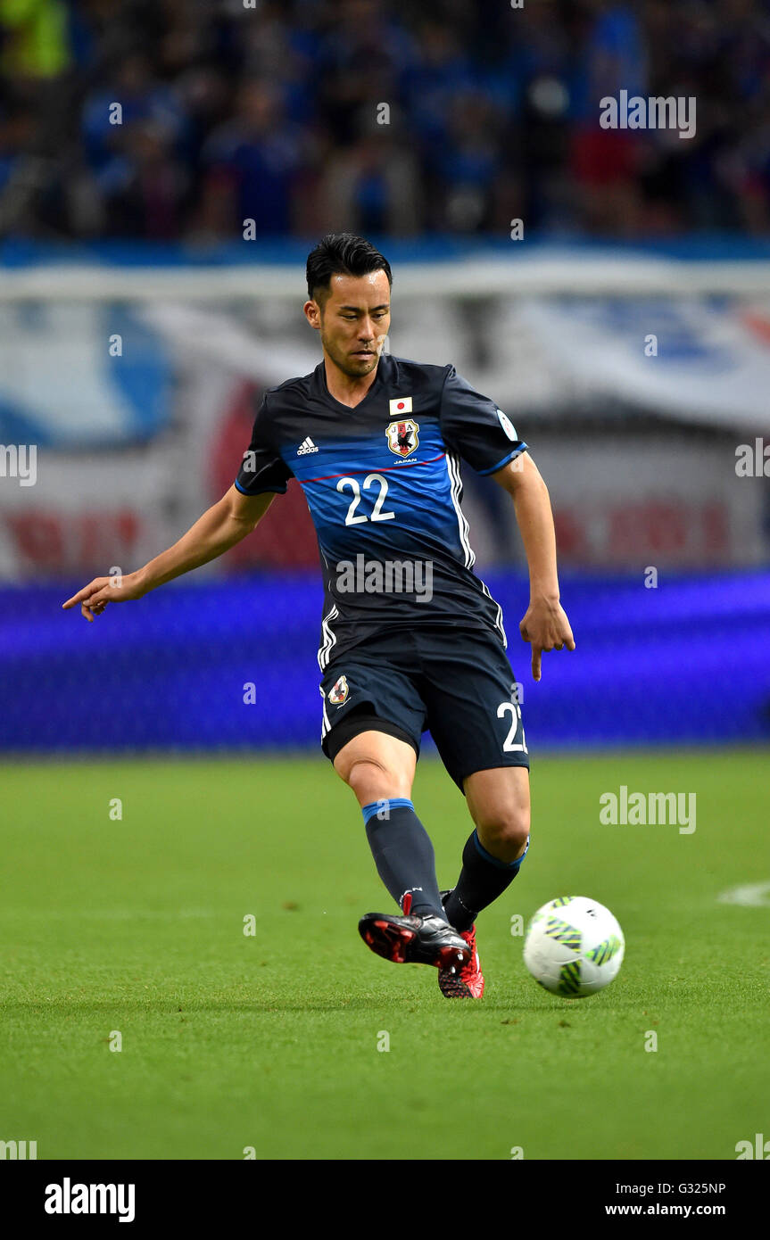 Aichi, Japan. 3rd June, 2016. Maya Yoshida (JPN) Football/Soccer : Kirin Cup Soccer 2016 match between Japan 7-2 Bulgaria at Toyota Stadium in Aichi, Japan . © AFLO/Alamy Live News Stock Photo