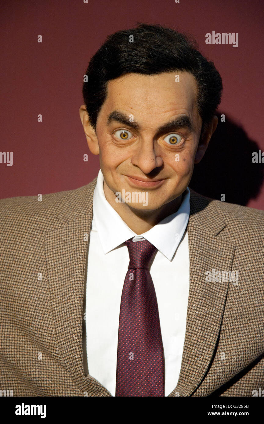 The image of Mr Bean  wax statue in Lonavala wax Museum, India Stock Photo