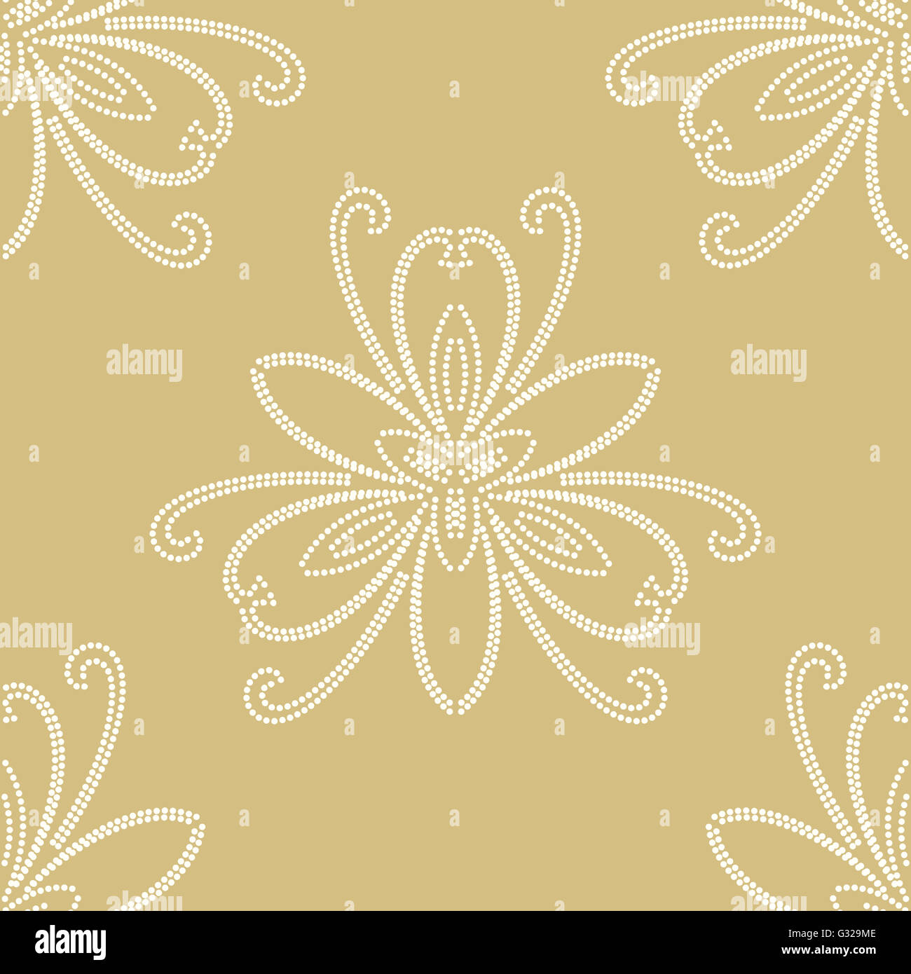 Floral Fine Seamless Pattern Stock Photo - Alamy