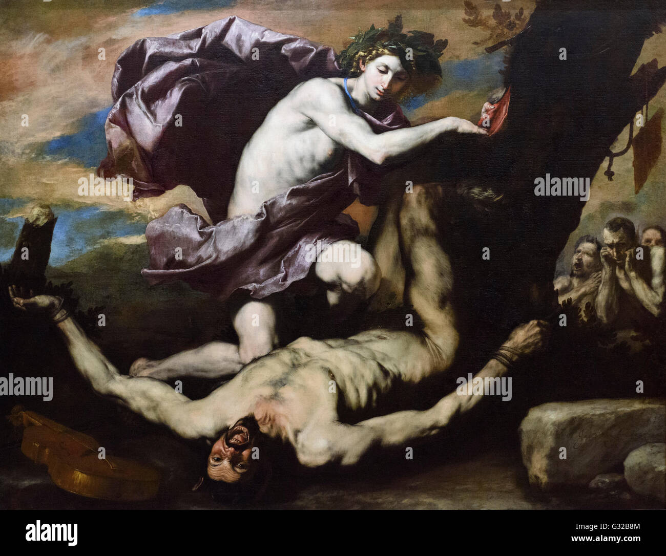Jusepe de Ribera (1591-1652), Apollo and Marsyas, 1637. Stock Photo