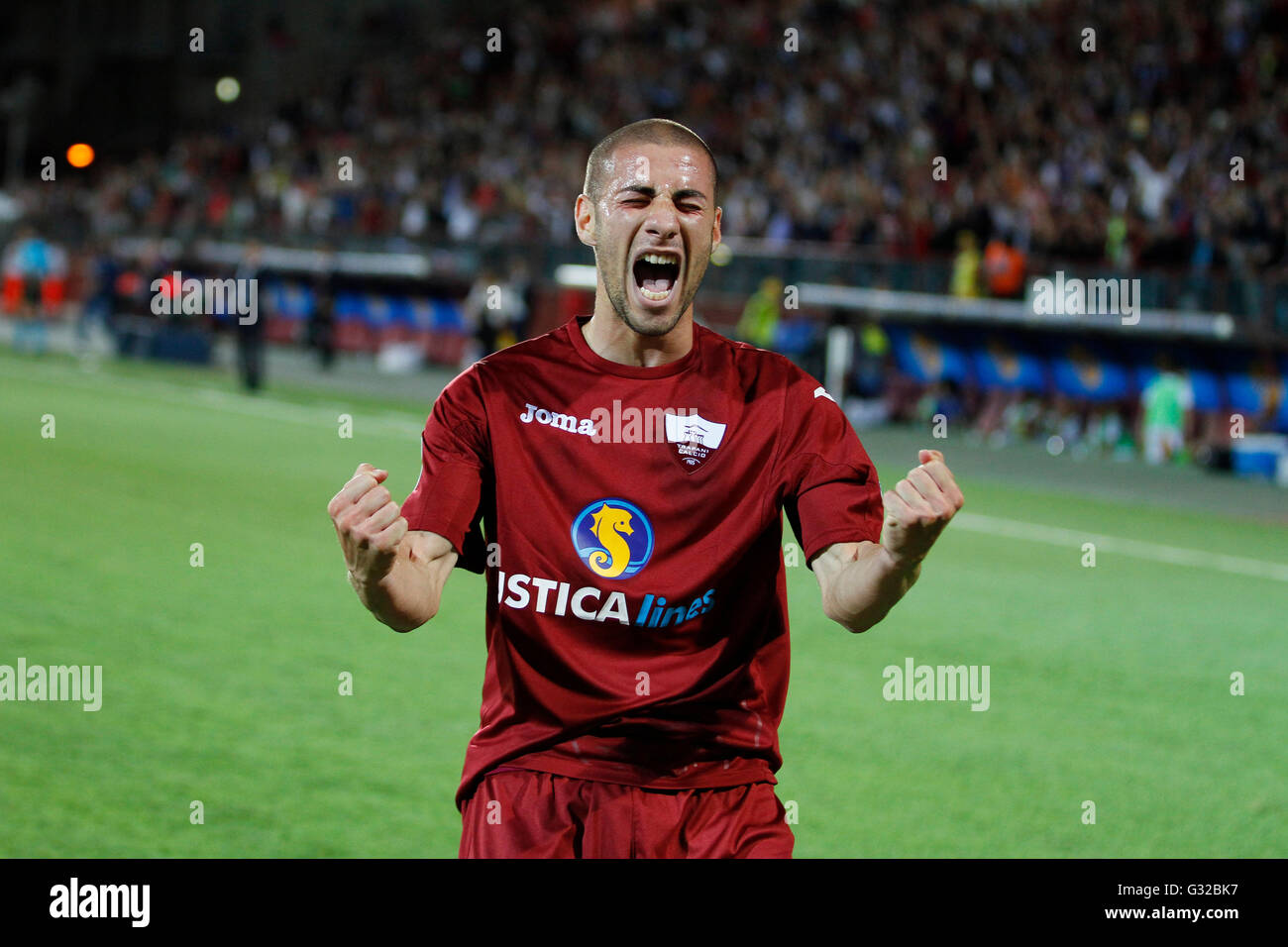 Play Off  semifinale serie B 2015/2016 Trapani Calcio - Spezia 31 Maggio 2016 Stadio Provinciale Erice in foto: Nicola Citro Stock Photo