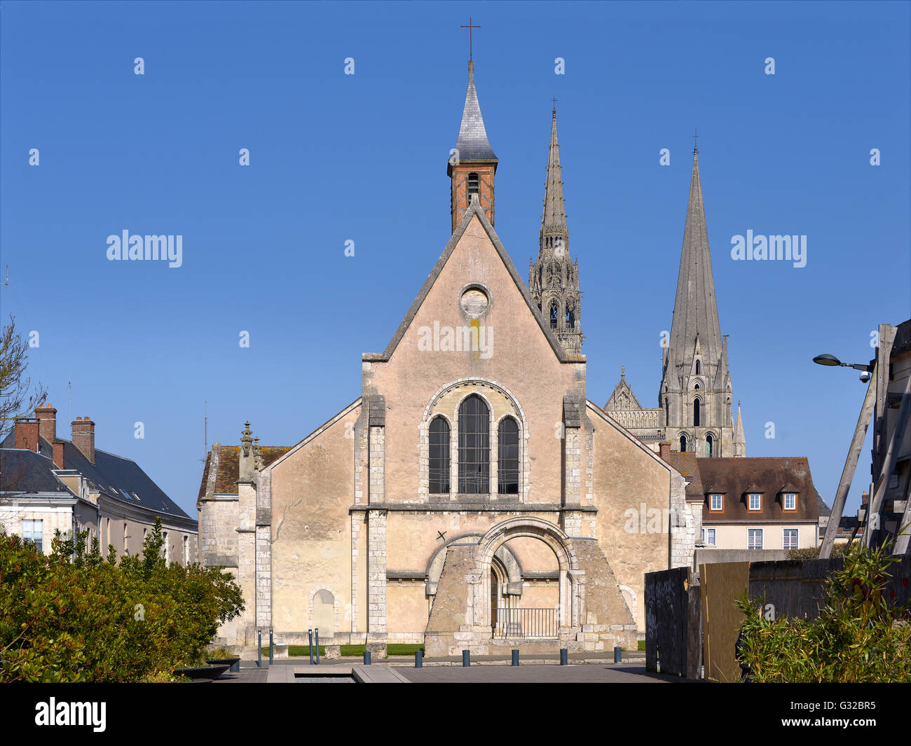 Cathedral of Chartres in France Stock Photo