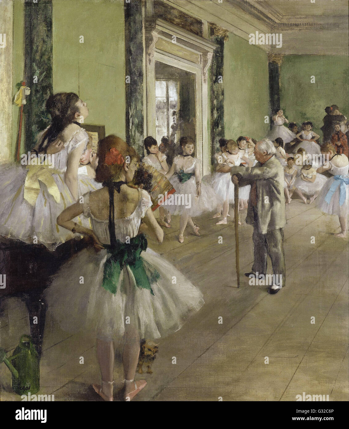 Edgar Degas - The Ballet Class   - Musée d’Orsay, Paris Stock Photo