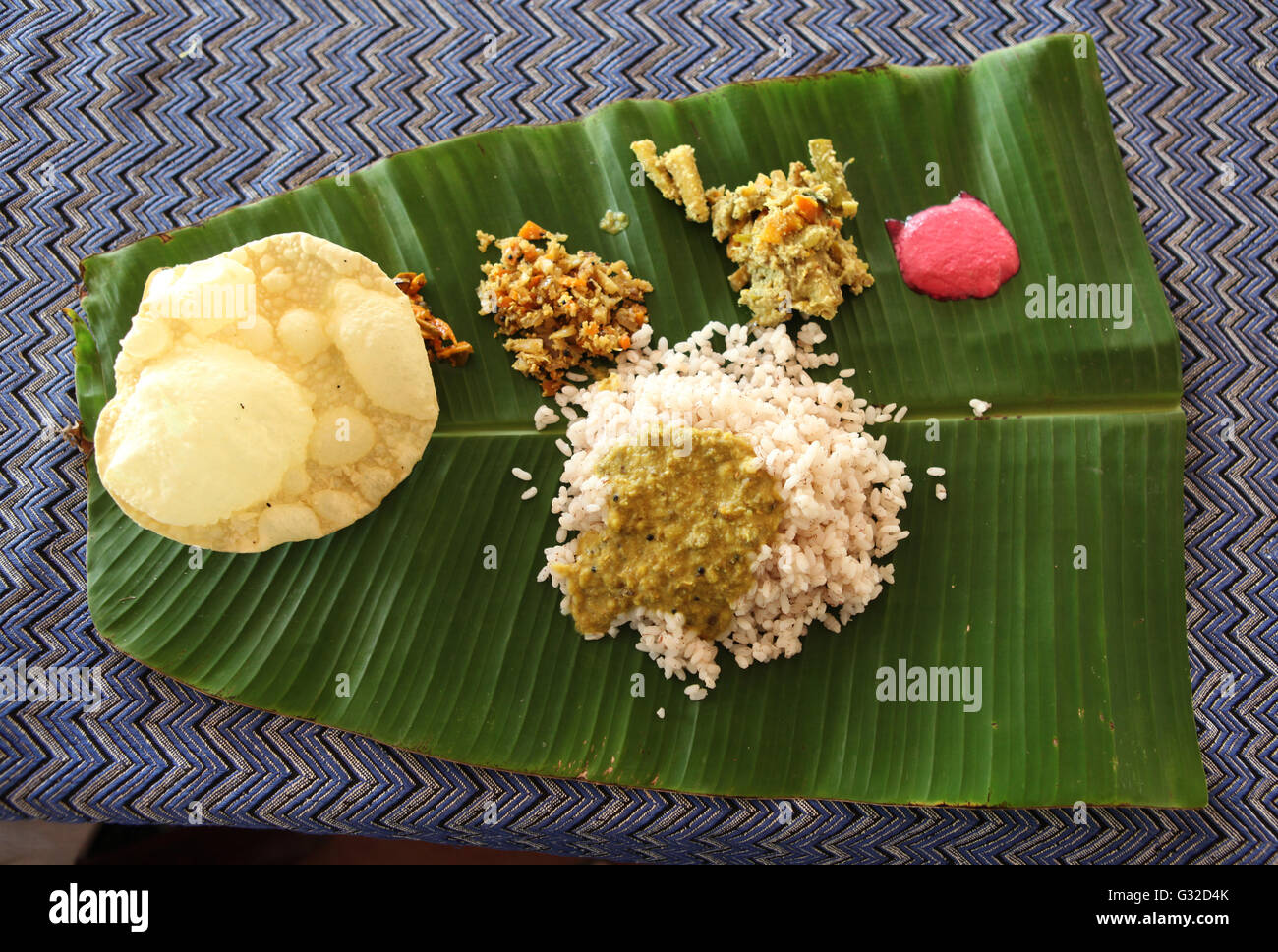 Thali typical indian dish consisting hires stock photography and