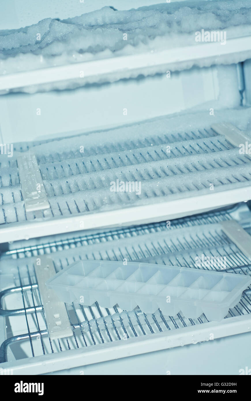 Empty freezer Stock Photo Alamy
