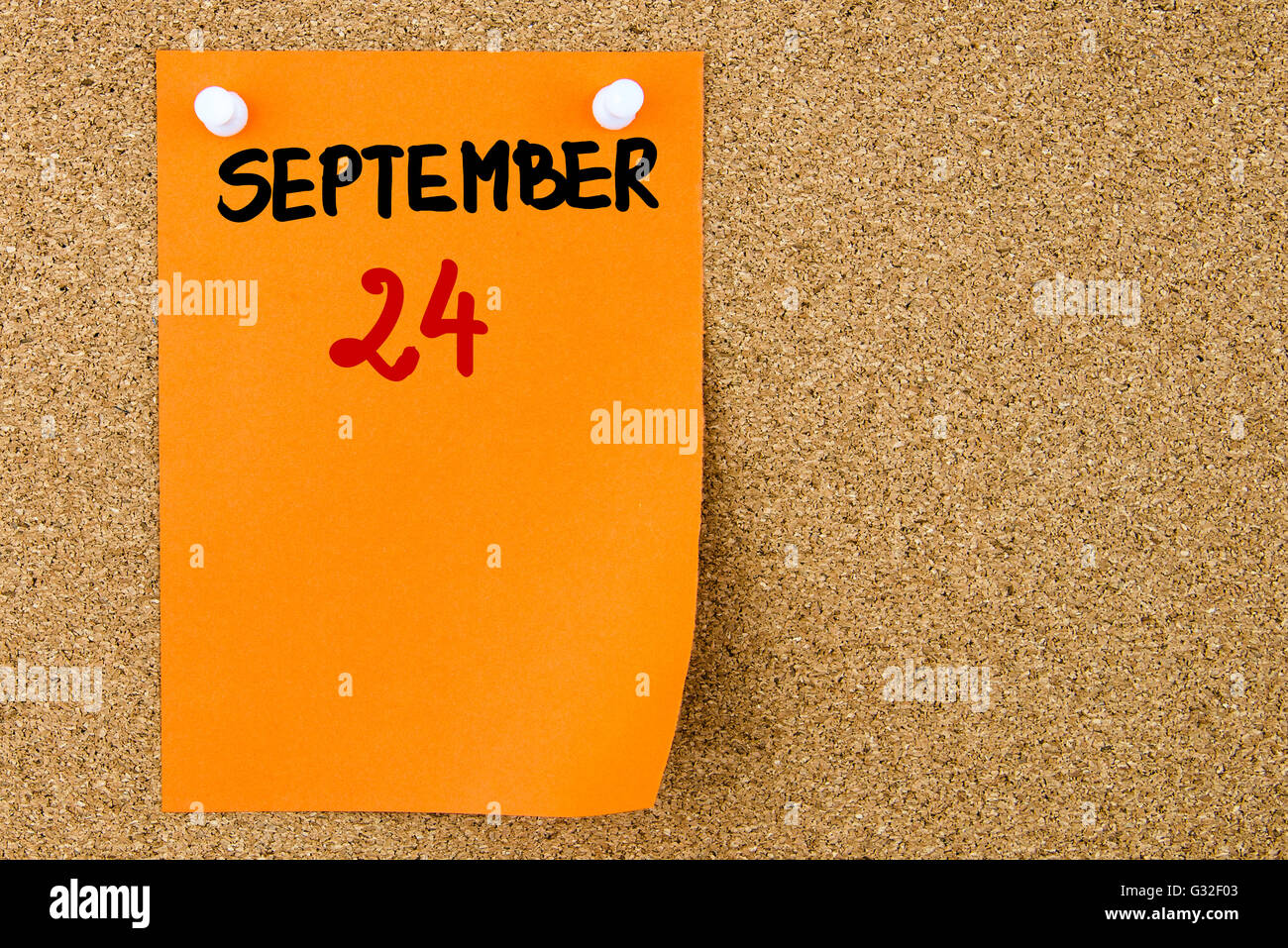 24 september calendar day written hi-res stock photography and ...
