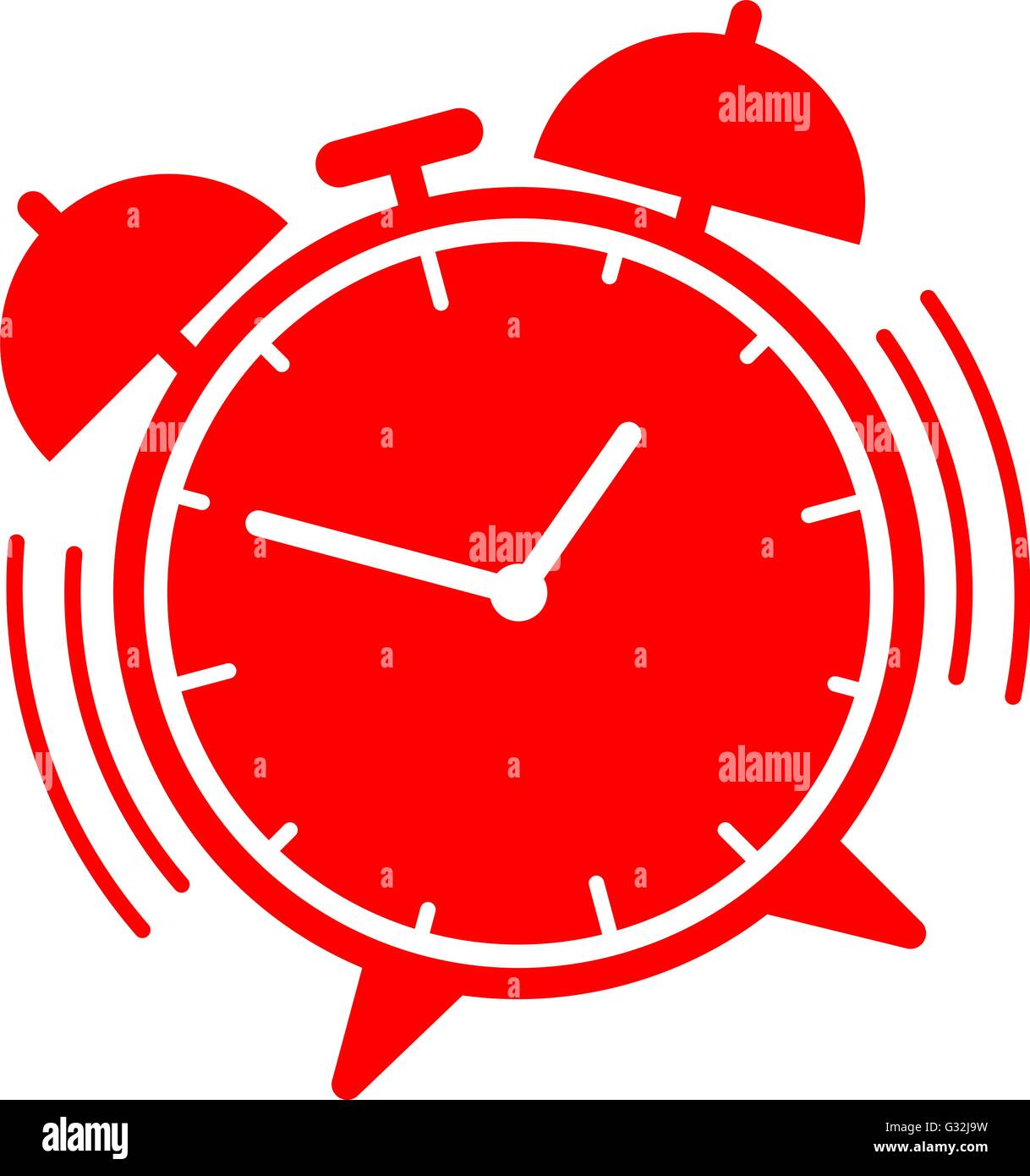 It's almost time alarm clock vector illustration Stock Vector Image ...
