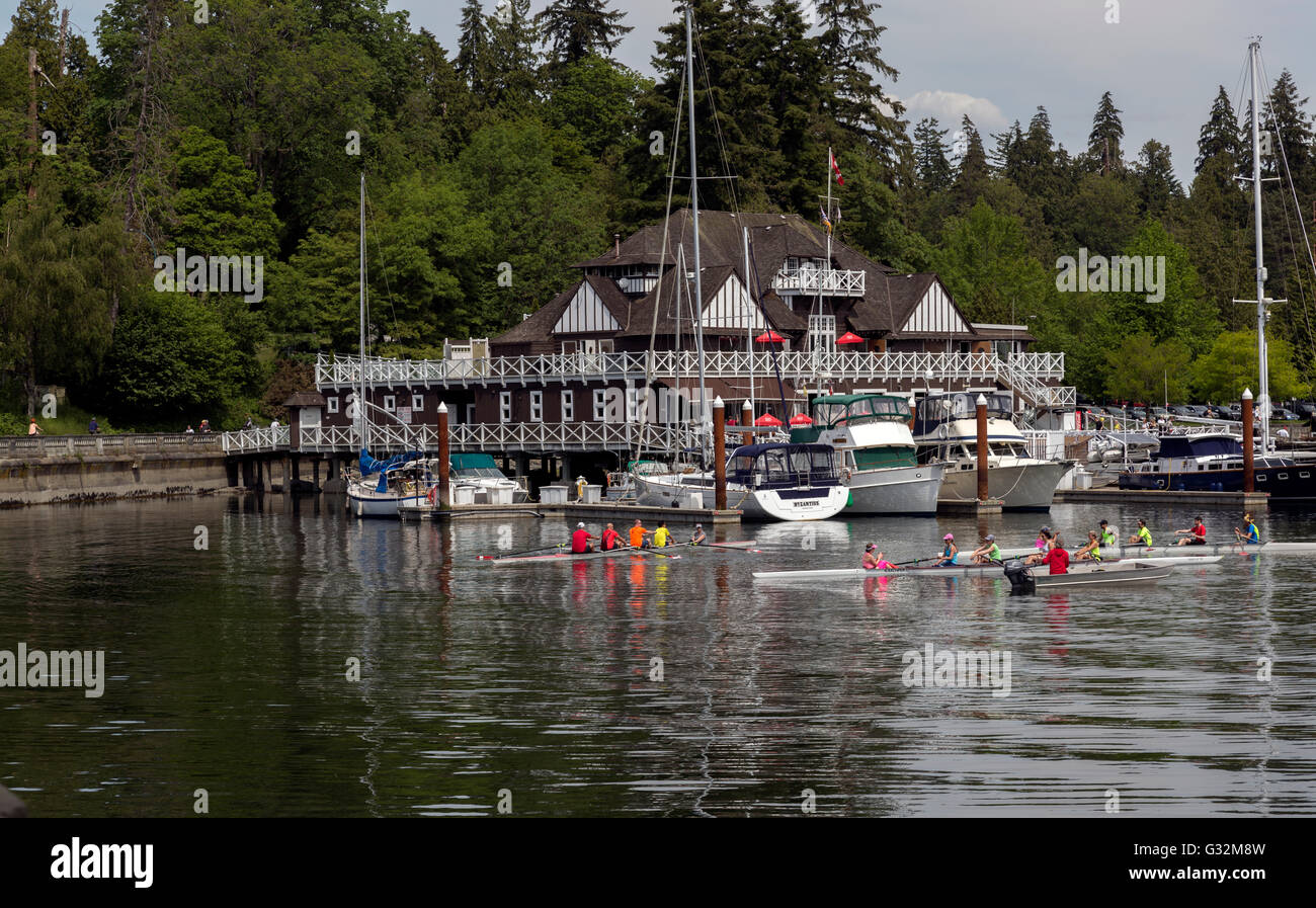 Vancouver Rowing Club Stock Photo Alamy