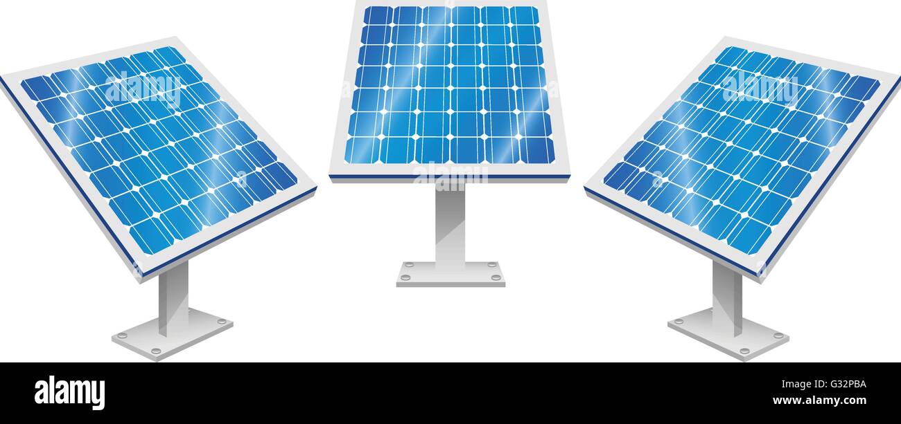 Solar Panels, Solar Power, Renewable Energy Stock Vector Image & Art ...
