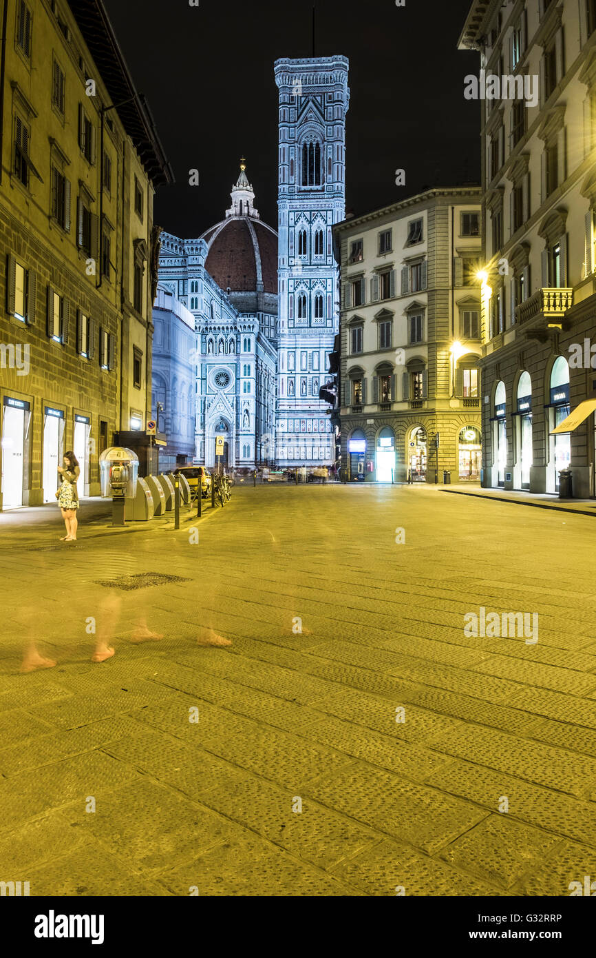 Piazza del Duomo, Firenze, Italy Stock Photo