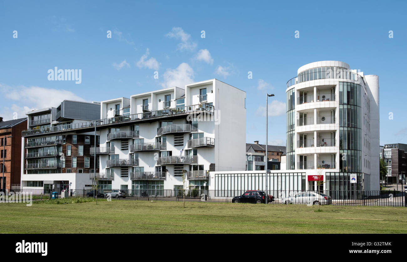 Homes For The Future development ; Modern new apartment buildings