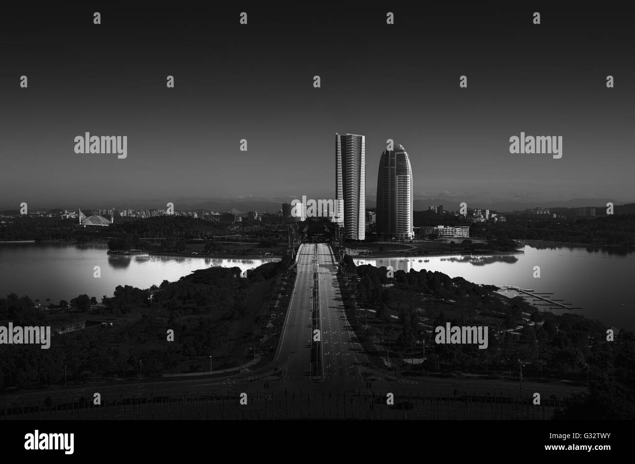 City skyline, Putrajaya, Malaysia Stock Photo
