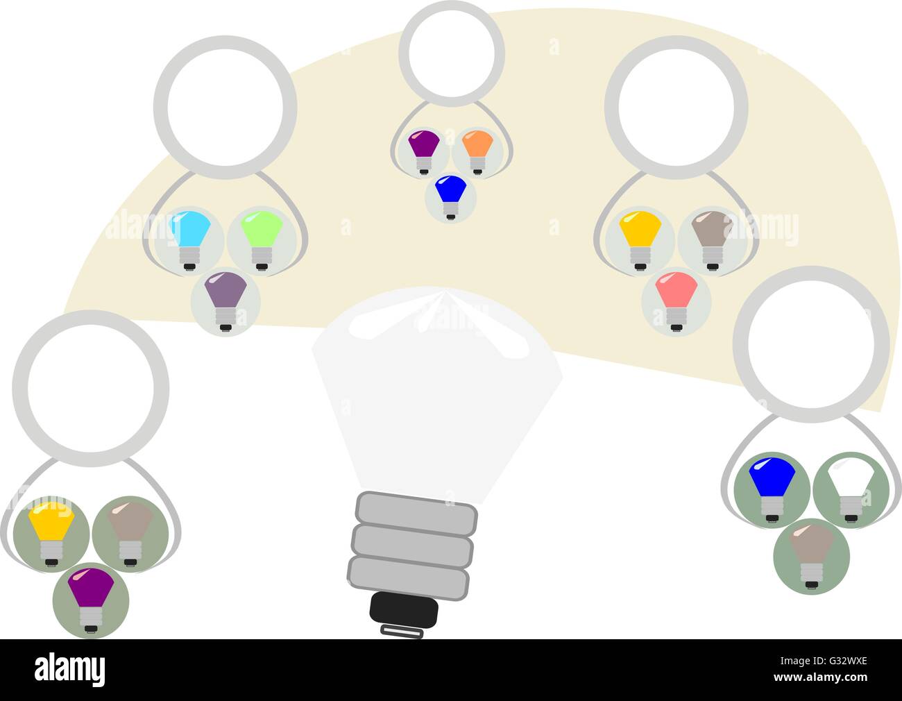 Brainstorming vector vectors hi-res stock photography and images - Alamy