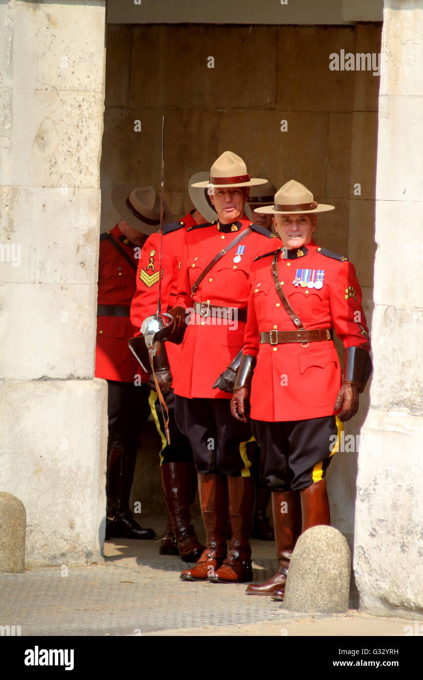 The Royal Canadian Mounted Police Stock Photo