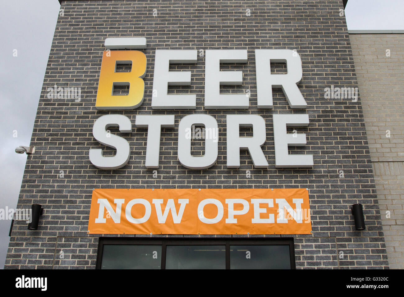 A newly opened self serve Beer store in Kingston, Ont., on March 16