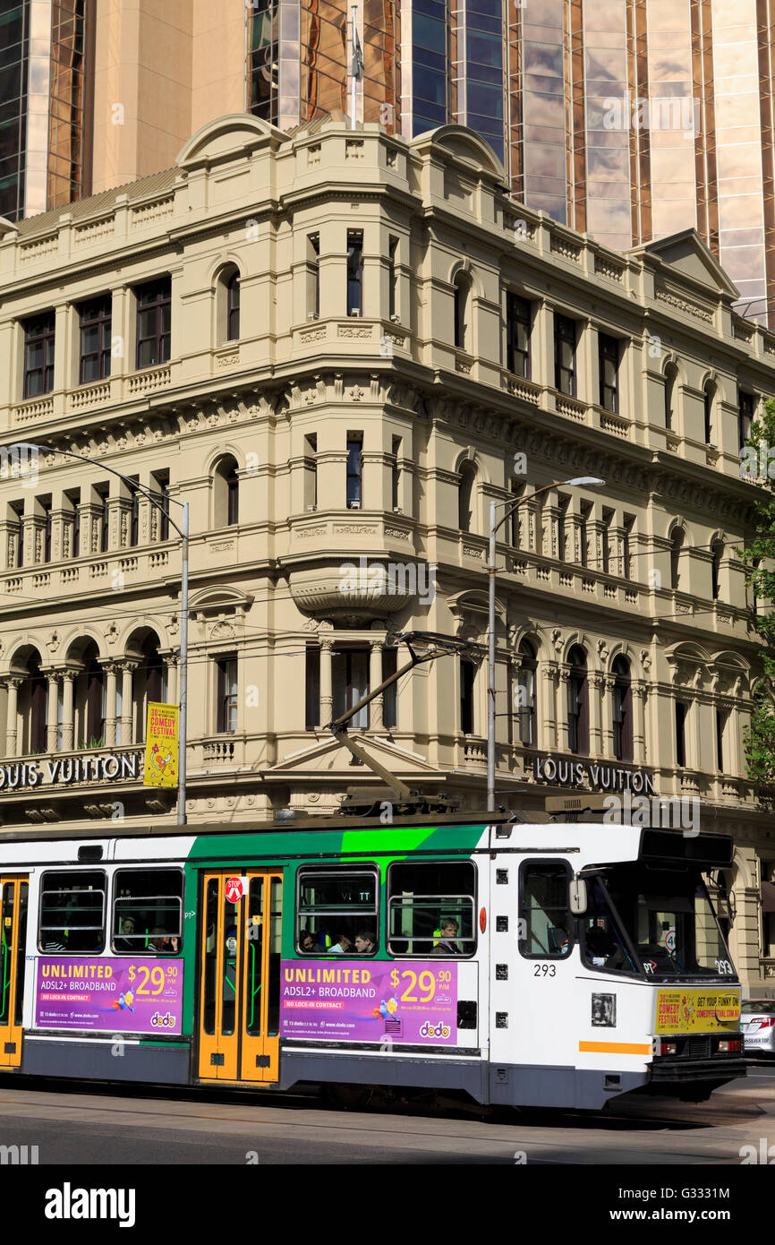 Trolley, Corner of Russel & Collins Streets, Melbourne, Victoria