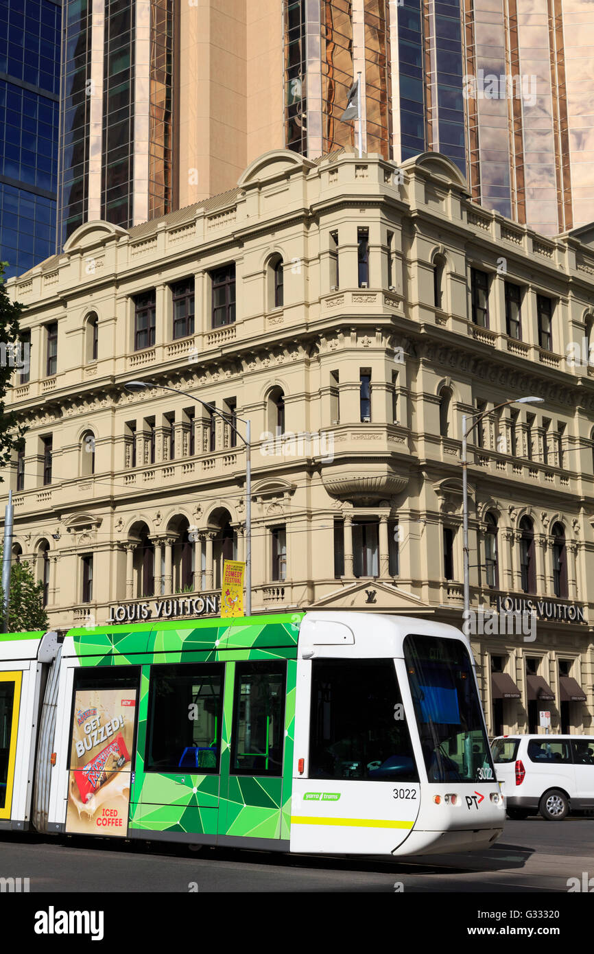 Trolley, Corner of Russel & Collins Streets, Melbourne, Victoria