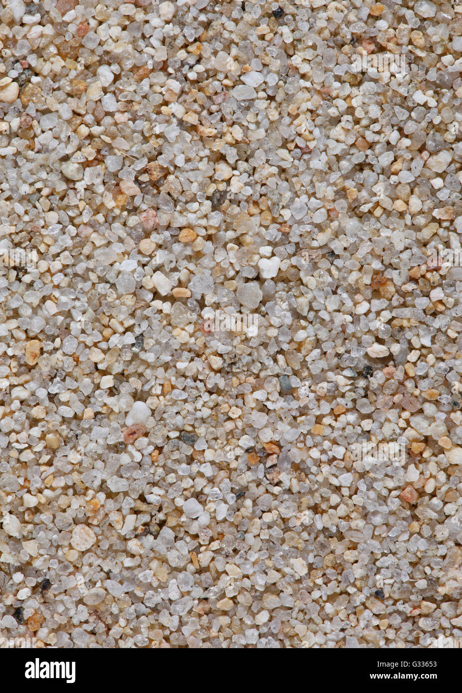 Sand sample Saint Tropez, Thahiti Plage, France Stock Photo