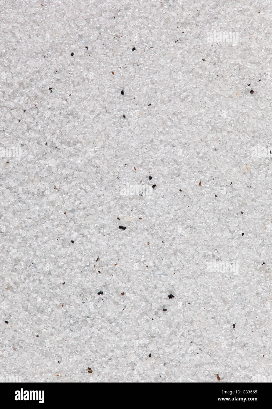 Sand sample from Walton Beach, Florida, USA Stock Photo