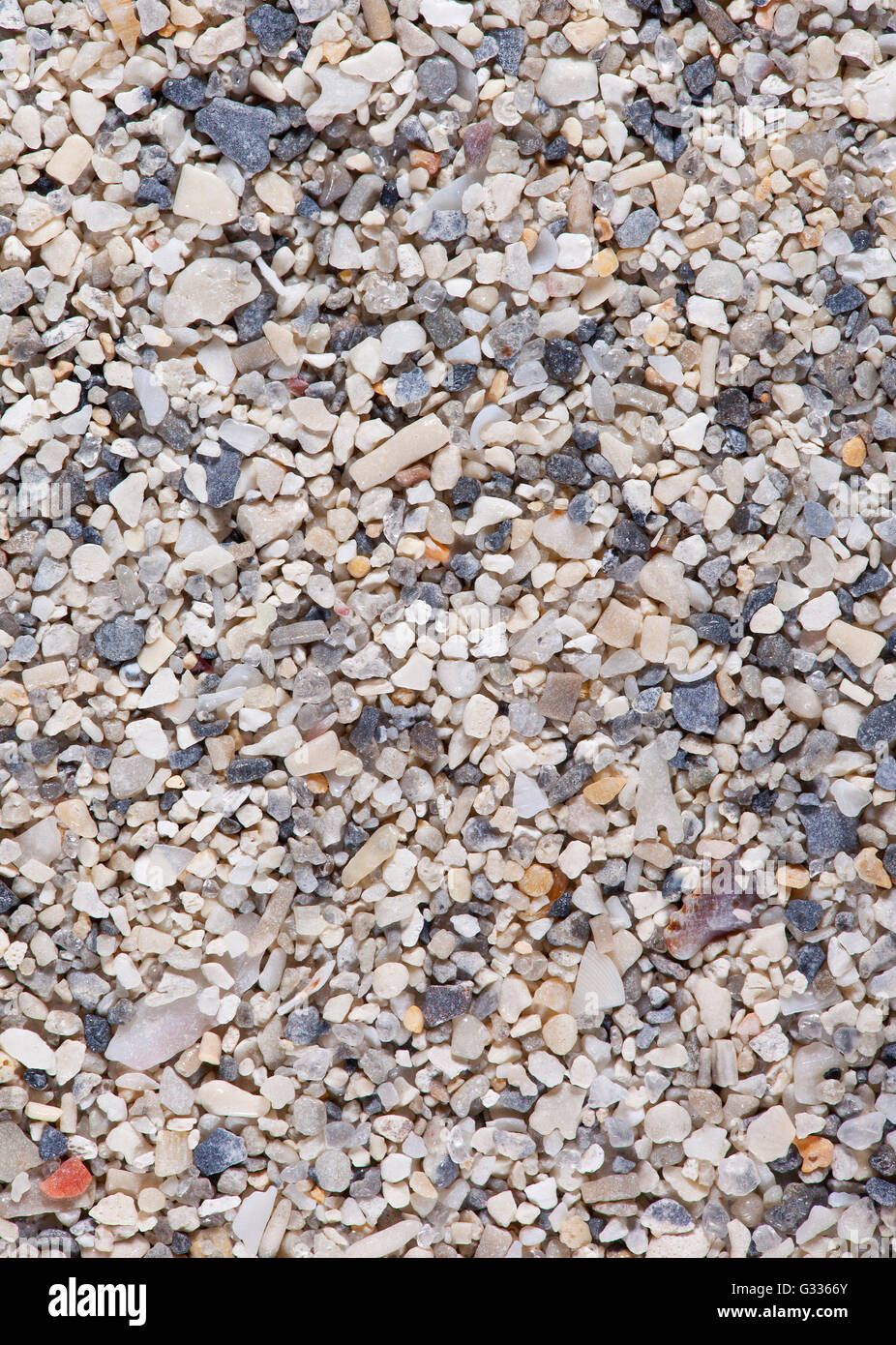 Sand sample from Maiami South Beach, Florida, USA Stock Photo