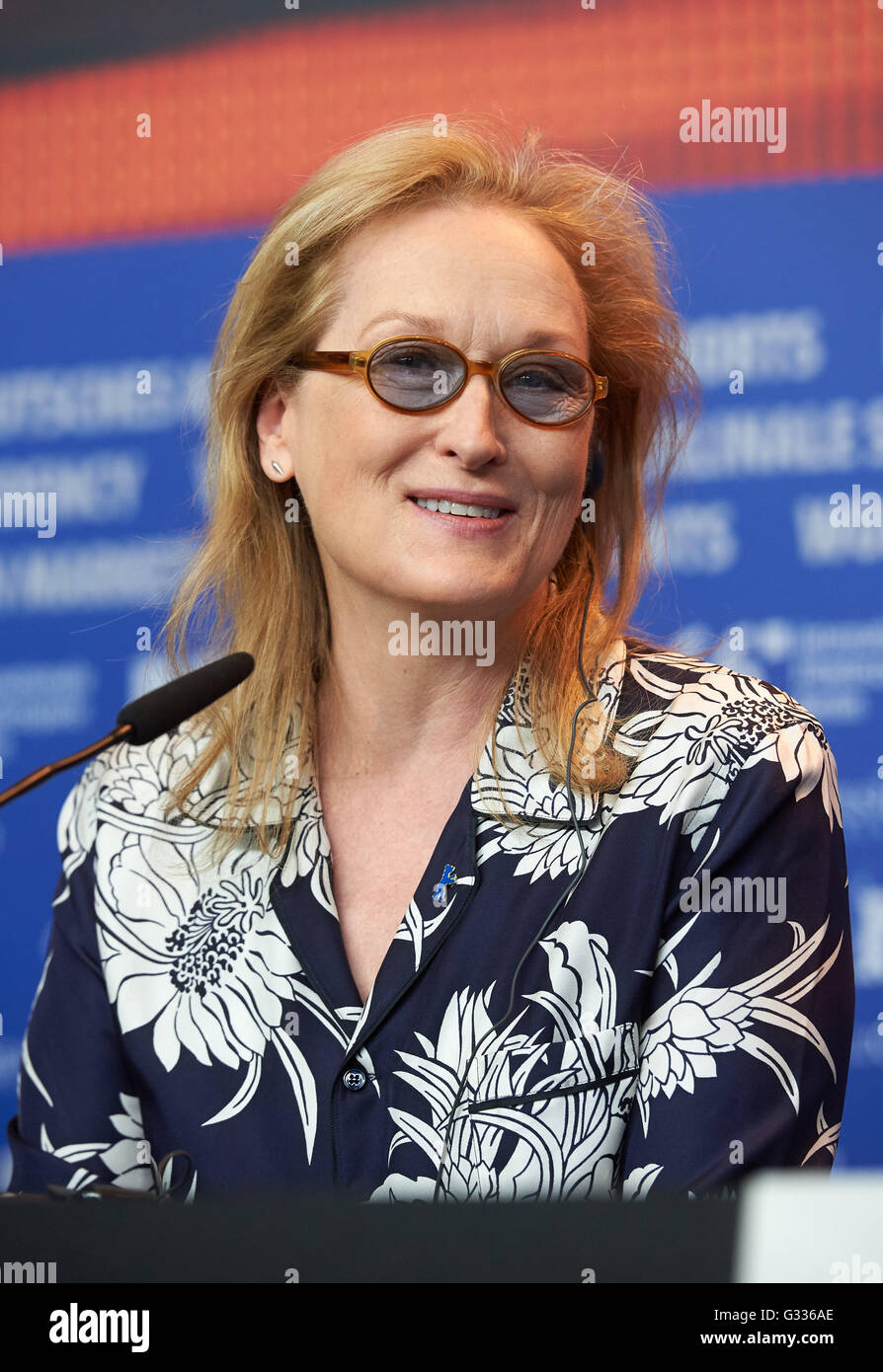 Berlin, Germany, actress Meryl Streep at the Berlinale Stock Photo