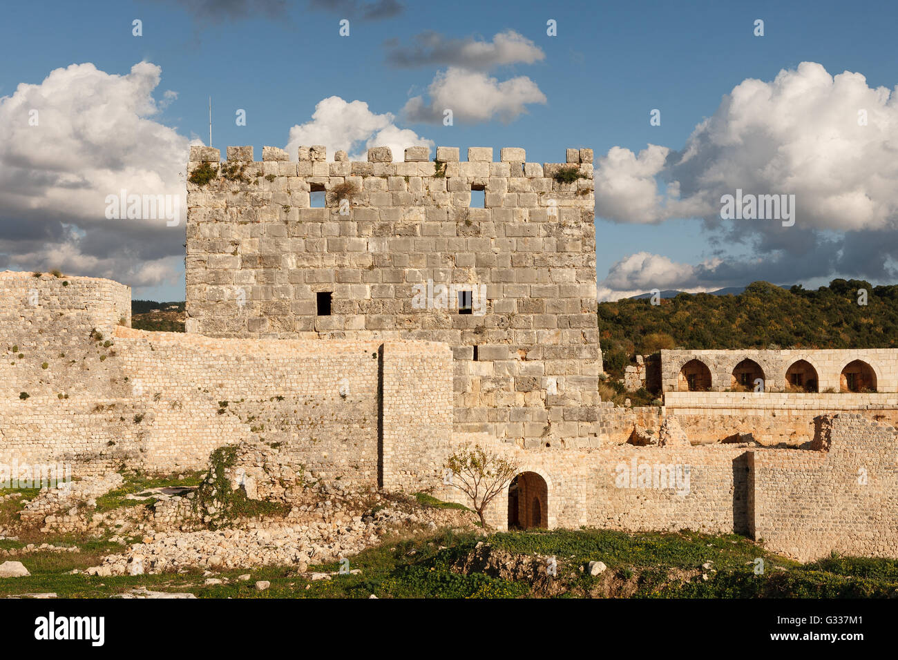 Citadel of Salah Ed-Din. Saladin Castle, Latakia, Syria Stock Photo - Alamy