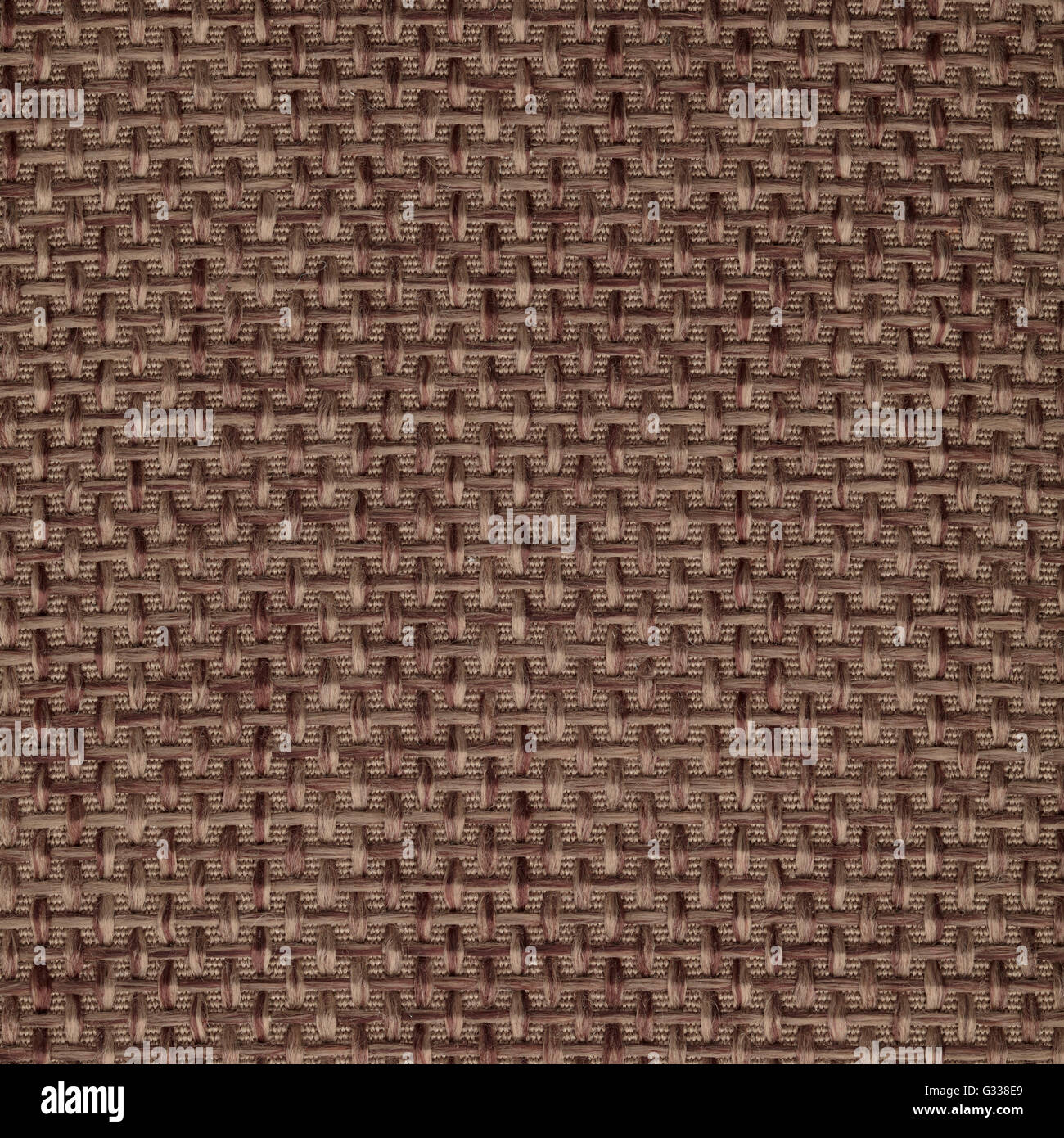 Brown  fabric texture. Close up, top view. Stock Photo