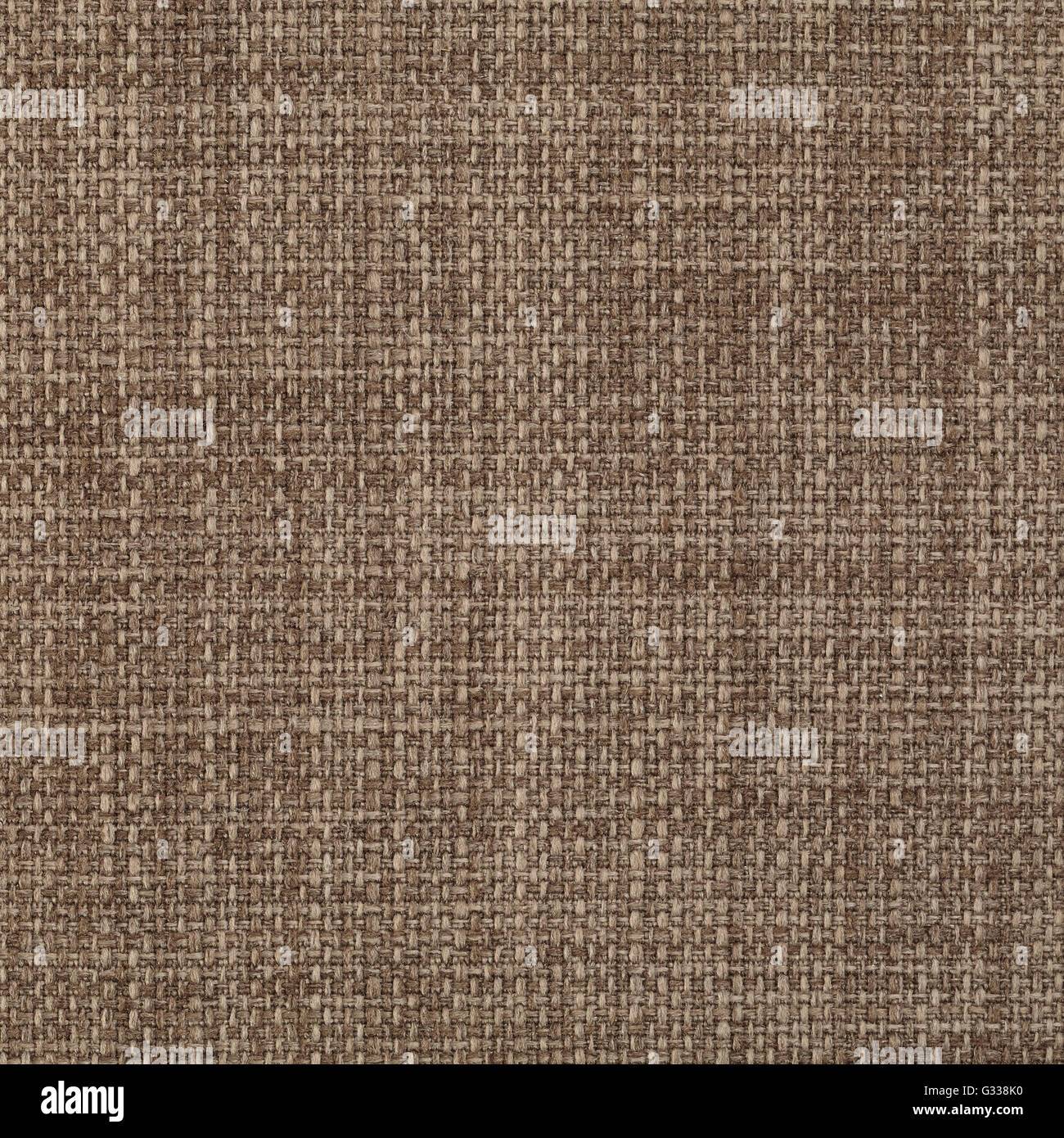 Brown fabric texture. Close up, top view. Stock Photo