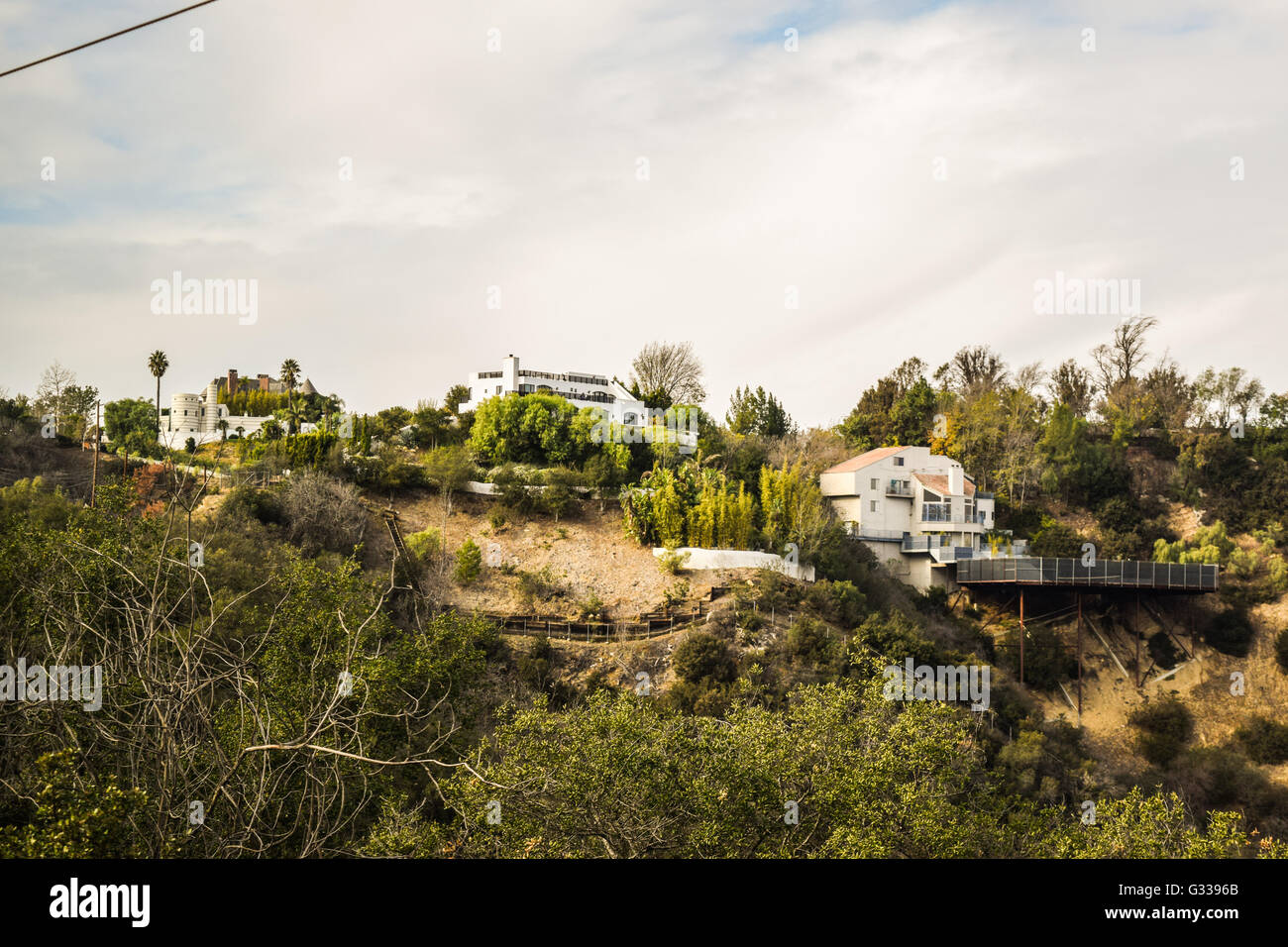 america, american, angeles, avenue, background, blvd, boulevard, buildings, california, car, cinema, city, downtown, entertainme Stock Photo