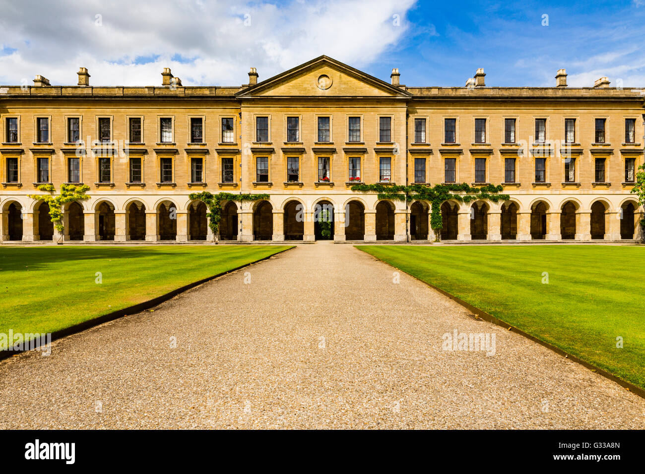 The New Building, Magdalen College, Oxford, Oxfordshire, England, United Kingdom Stock Photo
