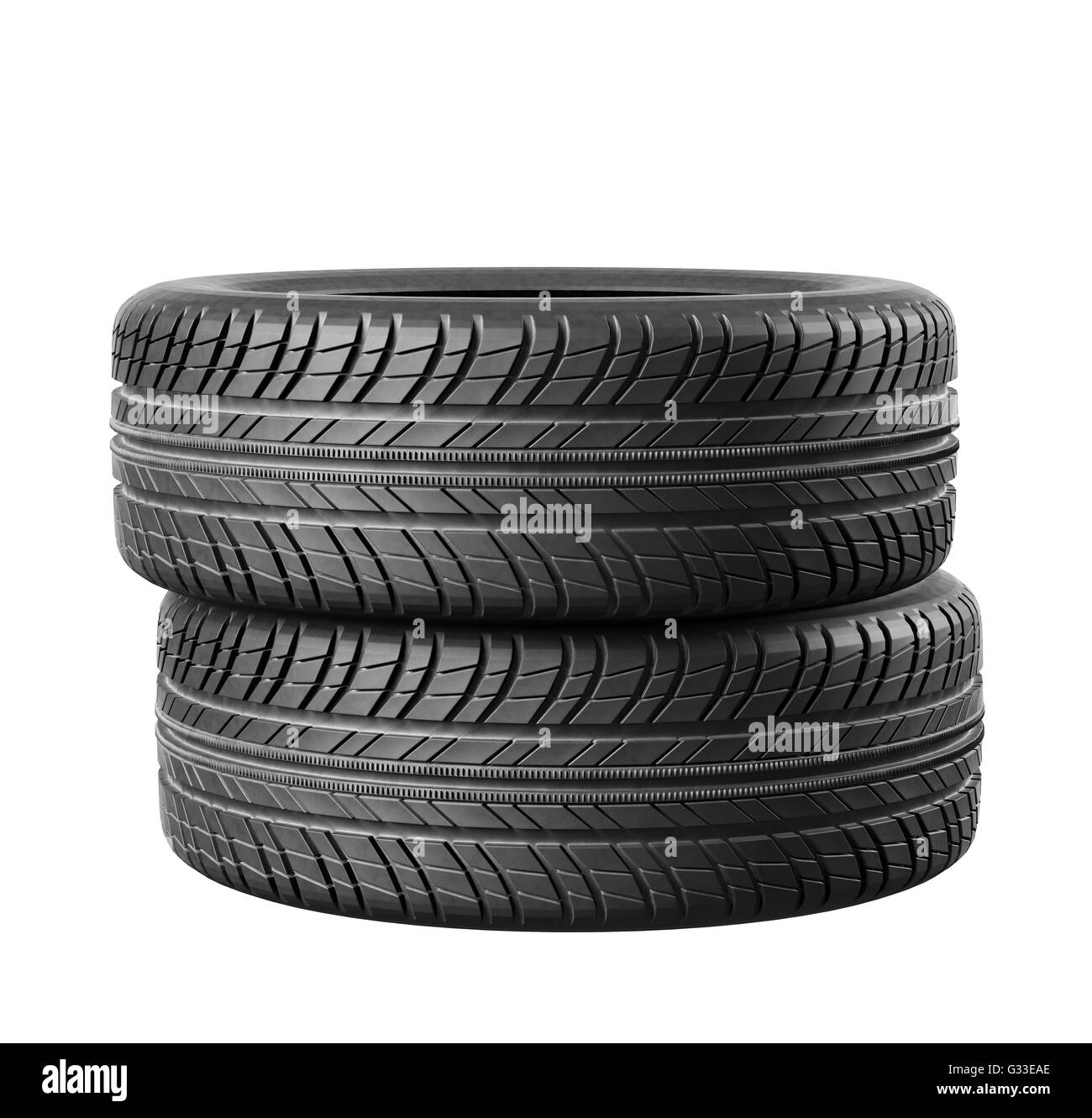 Two tires isolated hires stock photography and images Alamy