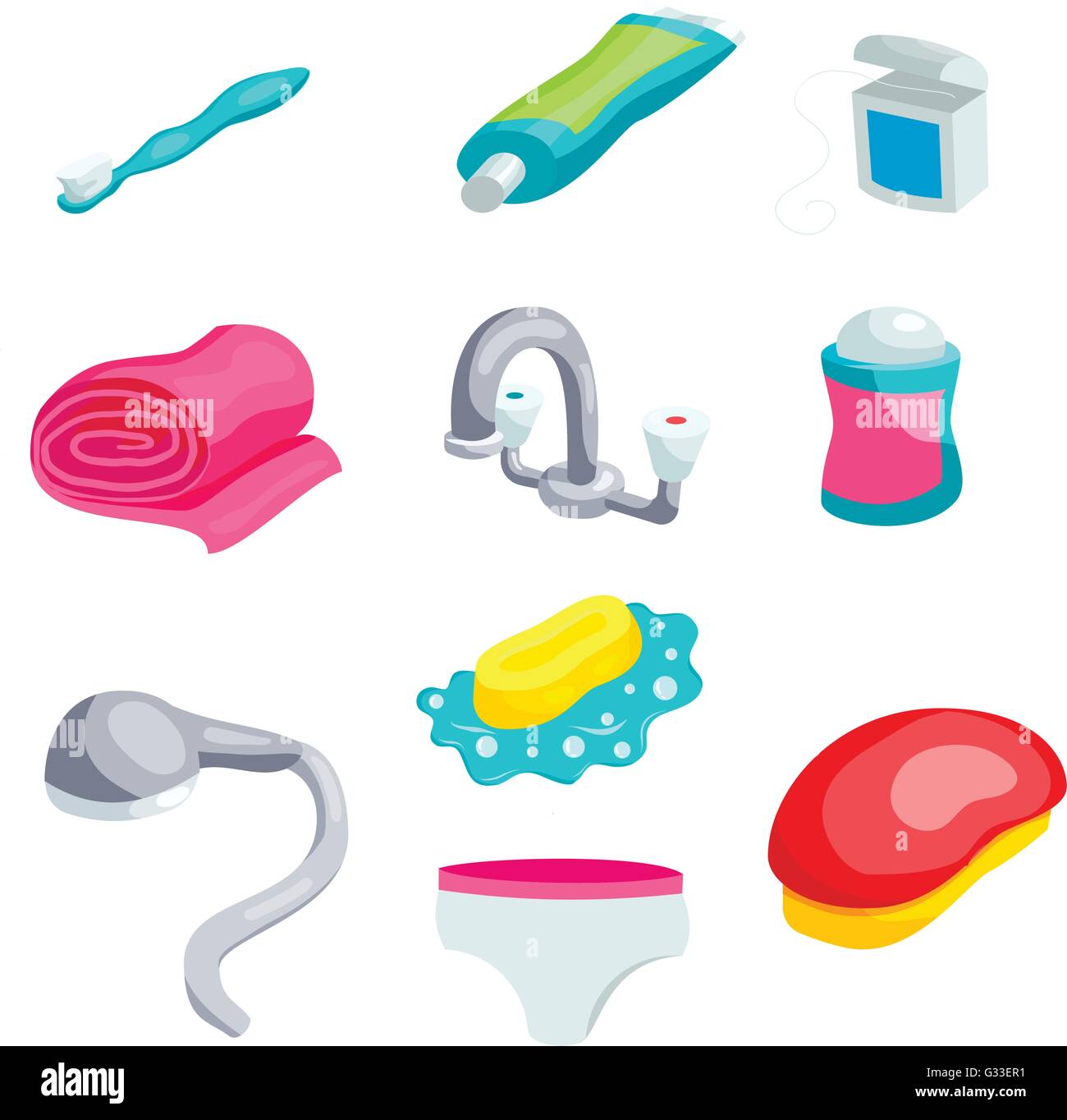 Personal hygiene items Stock Vector Image & Art Alamy
