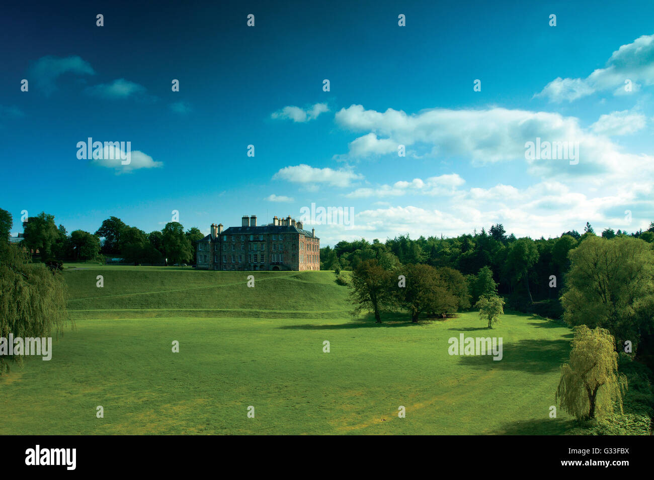Dalkeith House from Montagu Bridge, Dalkeith Country Park, Dalkeith