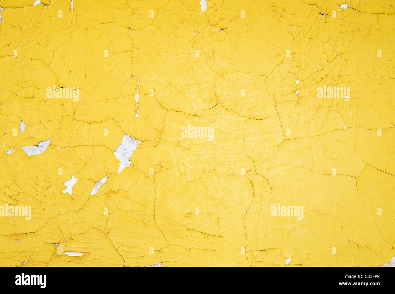 Old peeling yellow painted wall background texture Stock Photo - Alamy