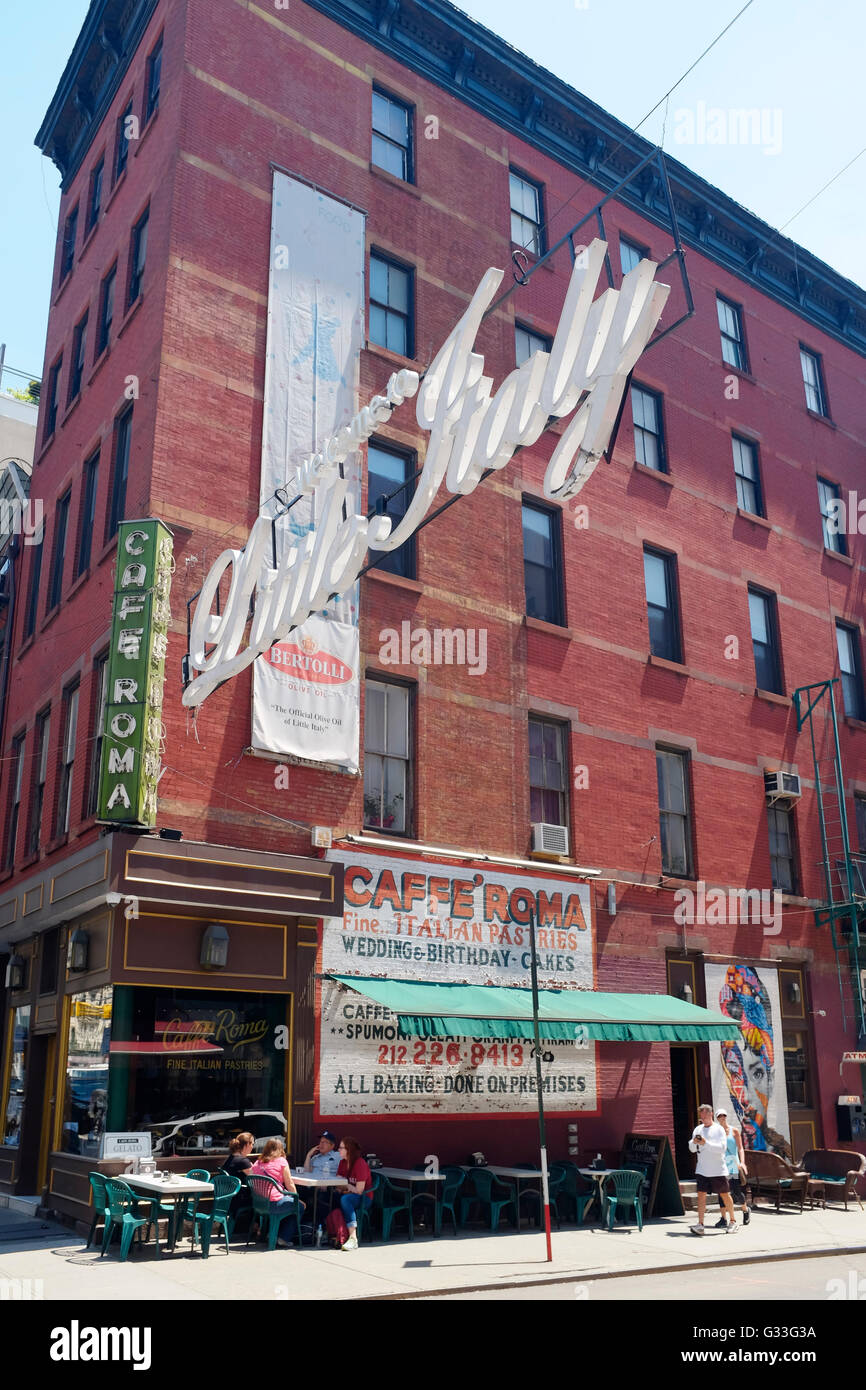 Little Italy in New York City Stock Photo Alamy