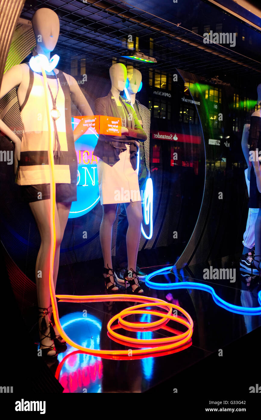 Macy's, Herald Square shop window display, midtown Manhattan, New York