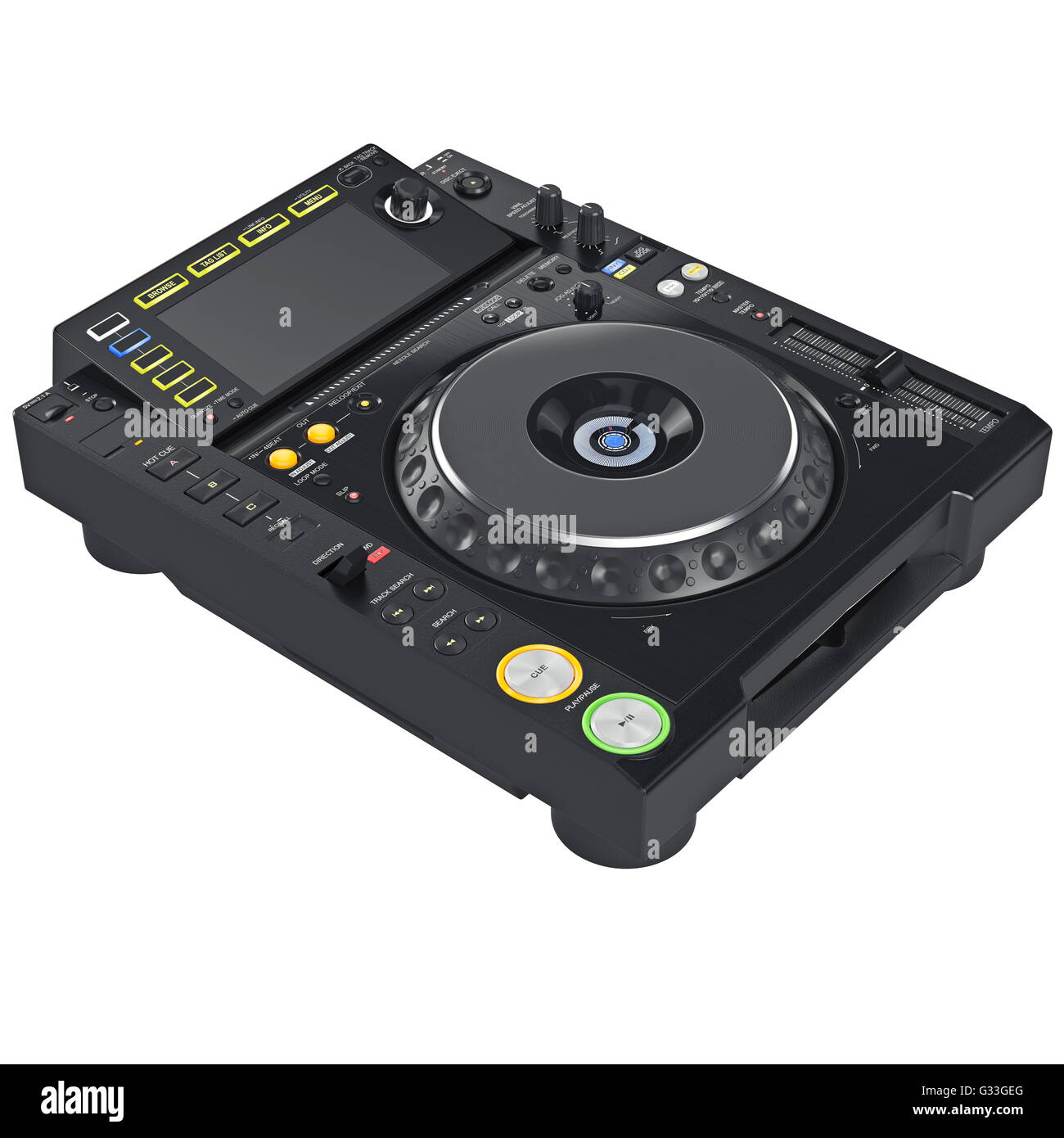 Digital dj mixer music equipment Stock Photo Alamy