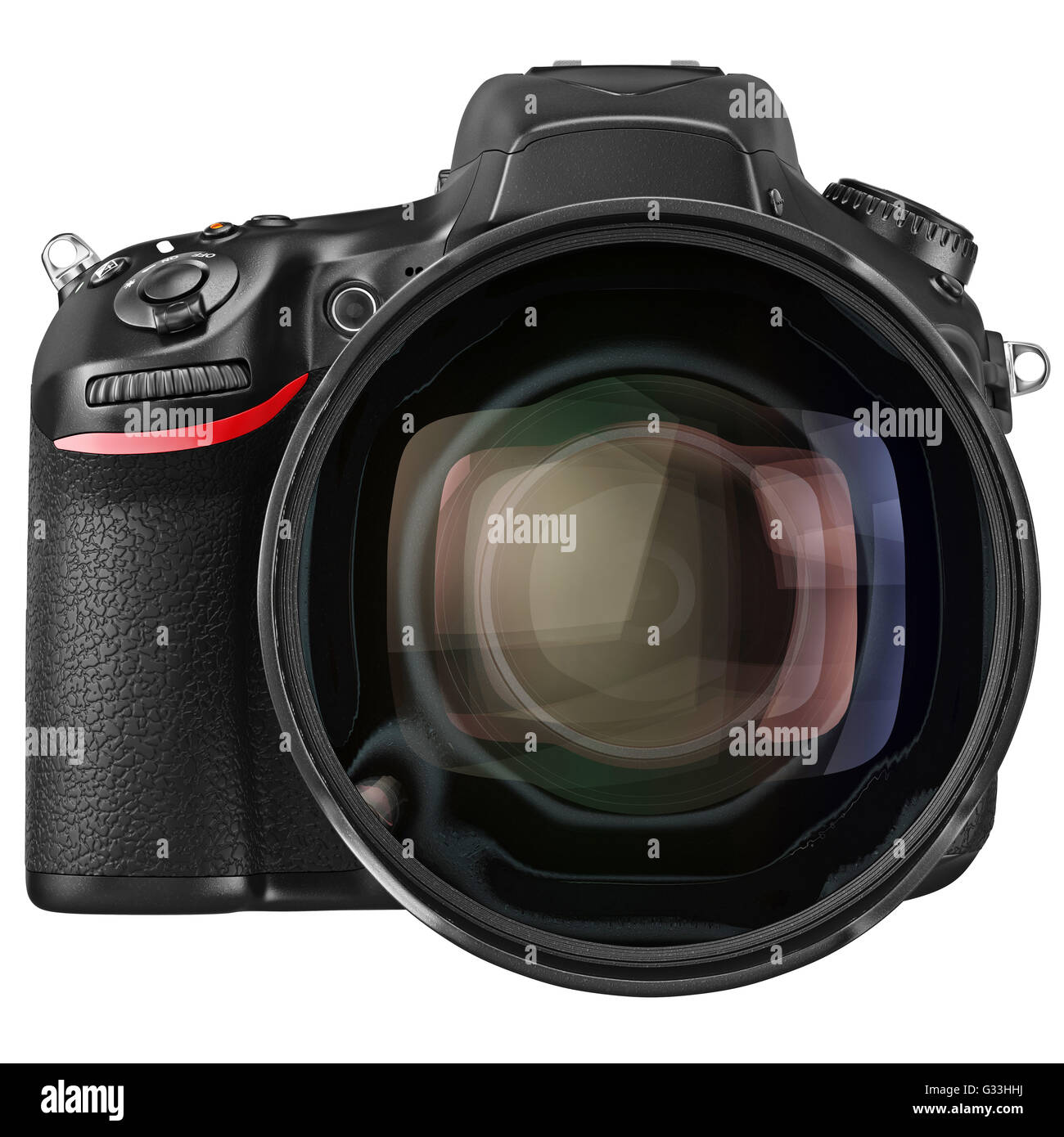 Objective lens camera front view hi-res stock photography and images - Alamy