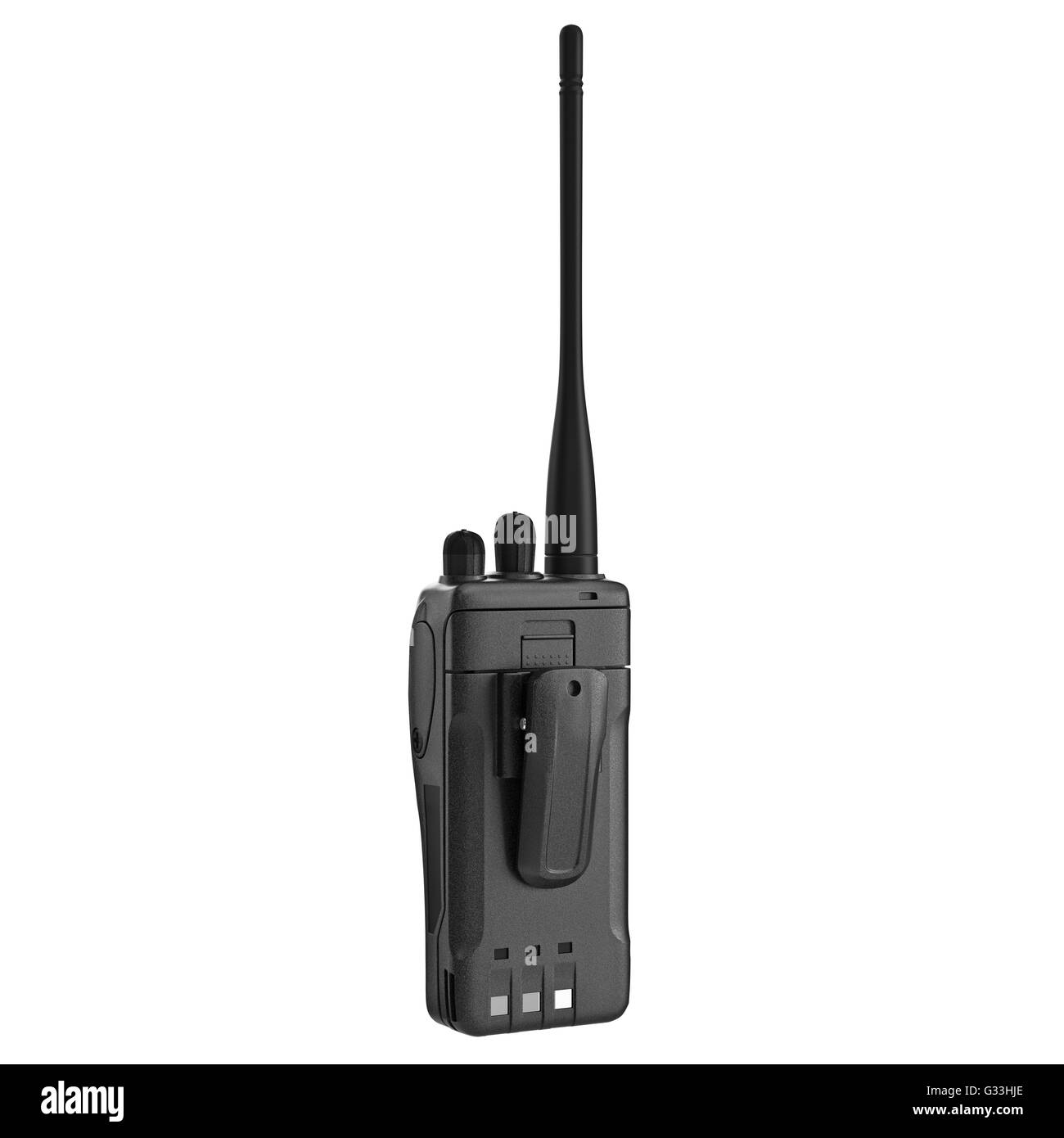 Portable radio mobile Stock Photo