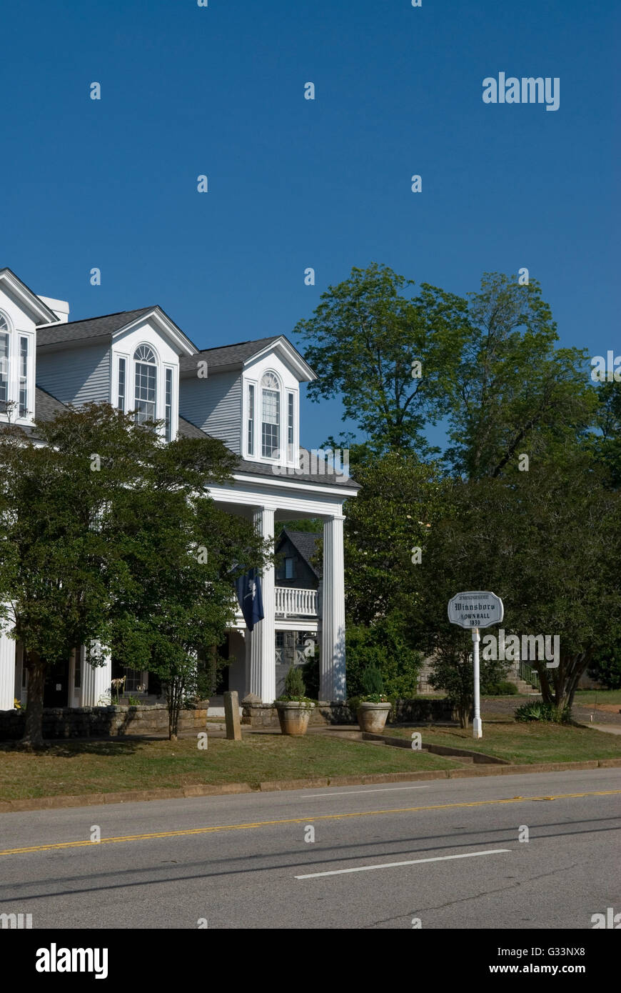 Town Hall Winnsboro South Carolina USA Stock Photo Alamy