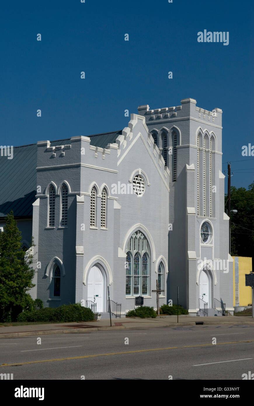 First United  Methodist Church Winnsboro South Carolina USA Stock Photo