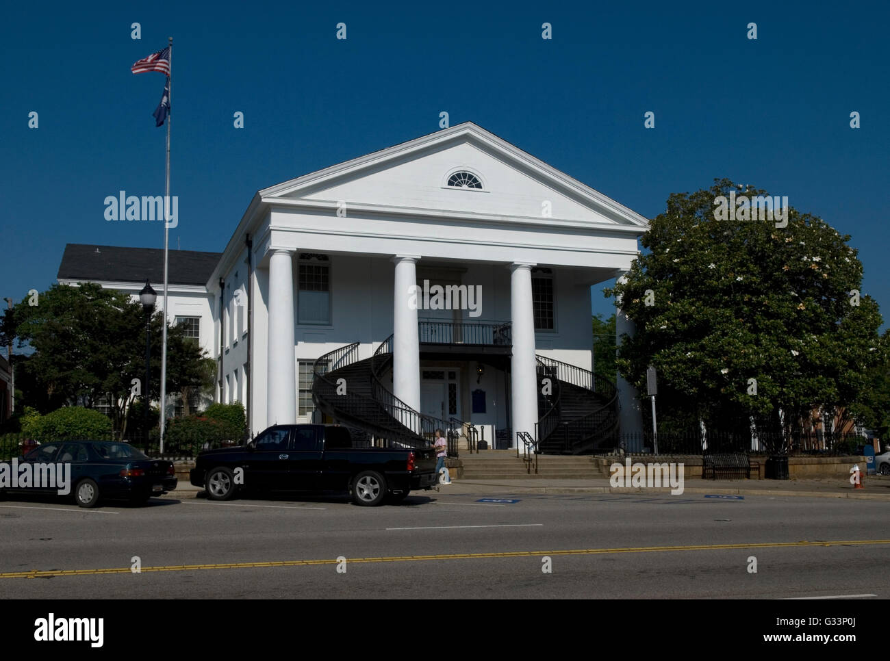 Fairfield County Courthouse Winnsboro South Carolina USA Stock Photo