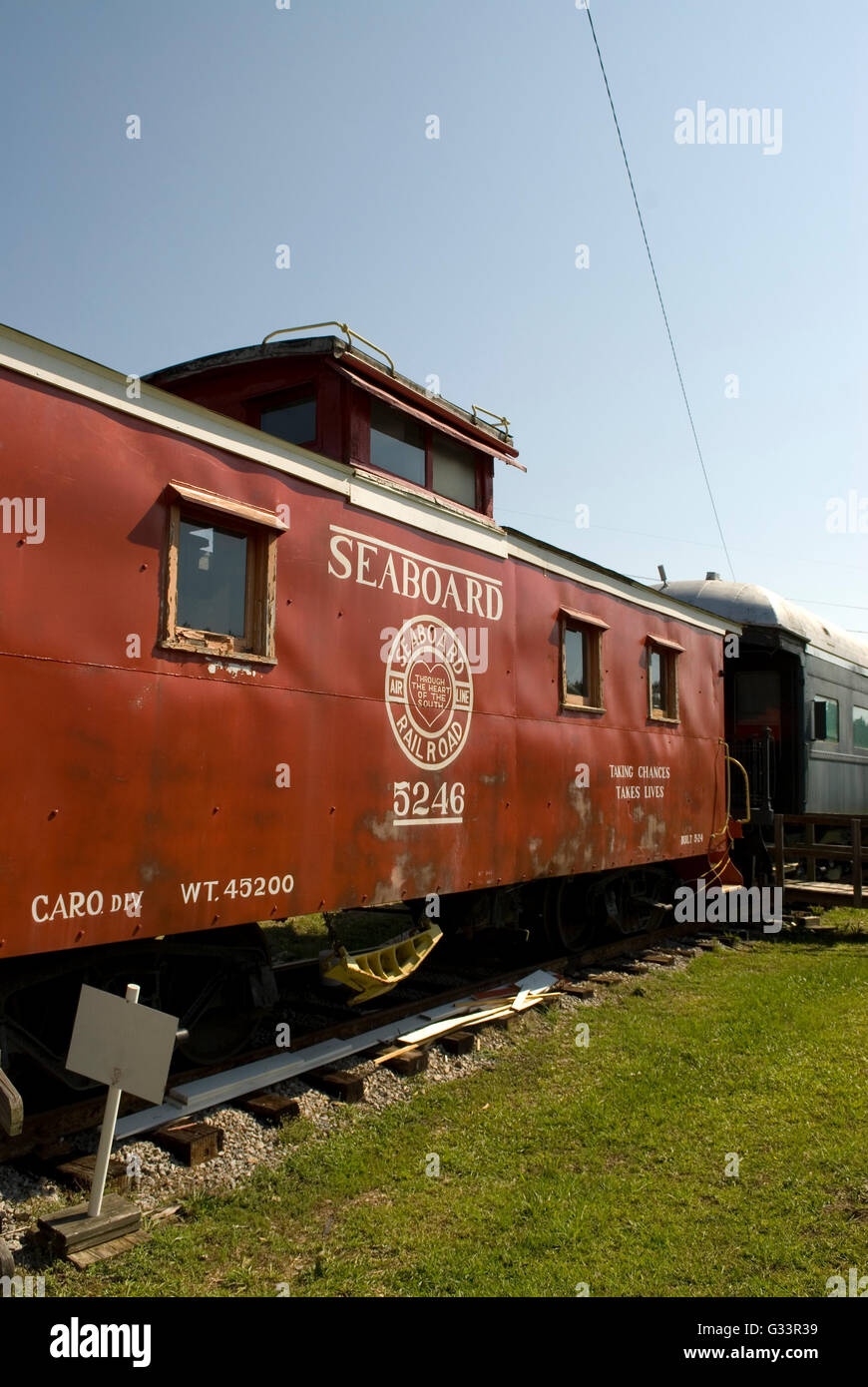 South Carolina Railroad Museum Winnsboro USA Stock Photo