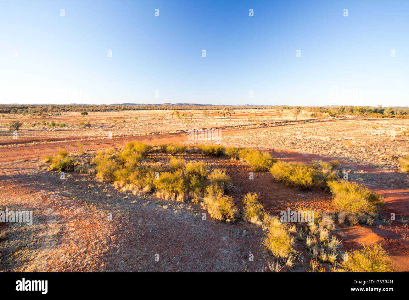 Gem fields near Gemtree in the Northern Territory, Australia Stock