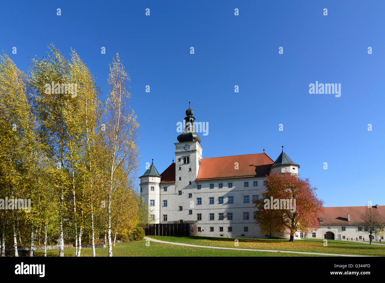 Hartheim Palace, Austria, Oberösterreich, Upper Austria, , Alkoven Stock Photo