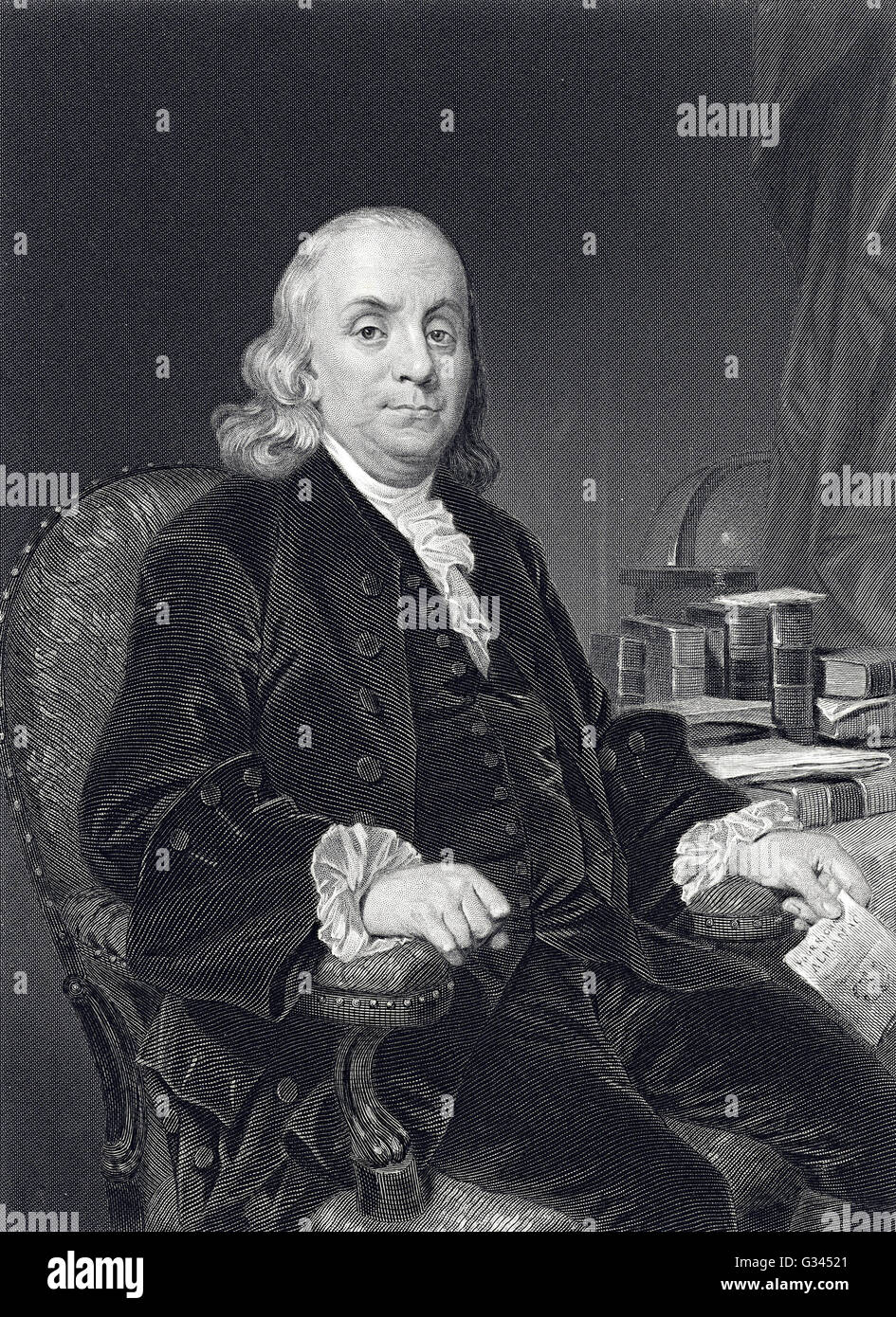 Benjamin Franklin Stock Photo