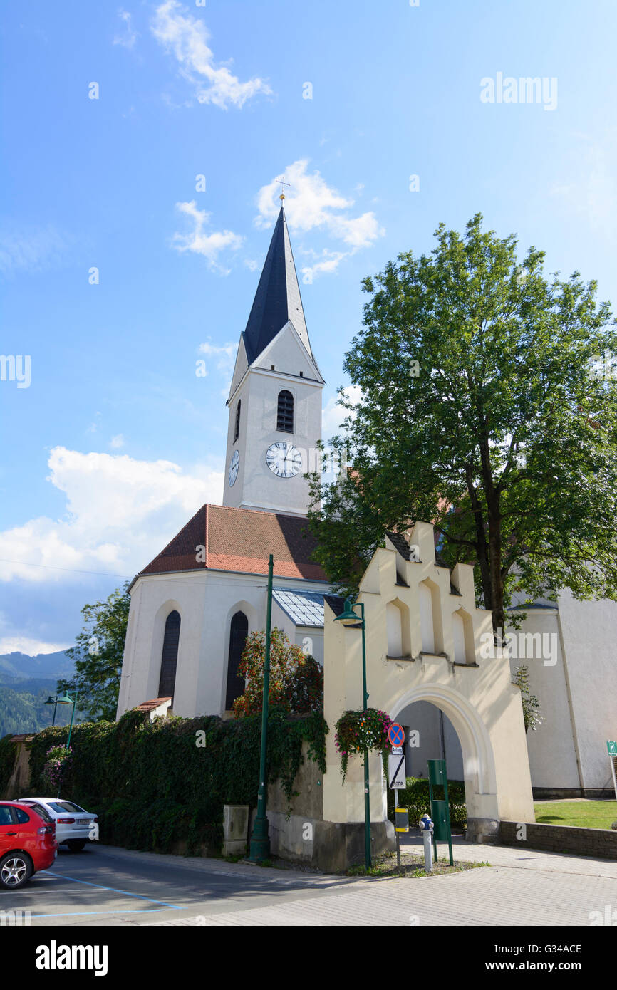 Parish church, Austria, Steiermark, Styria, Murtal, Knittelfeld Stock Photo
