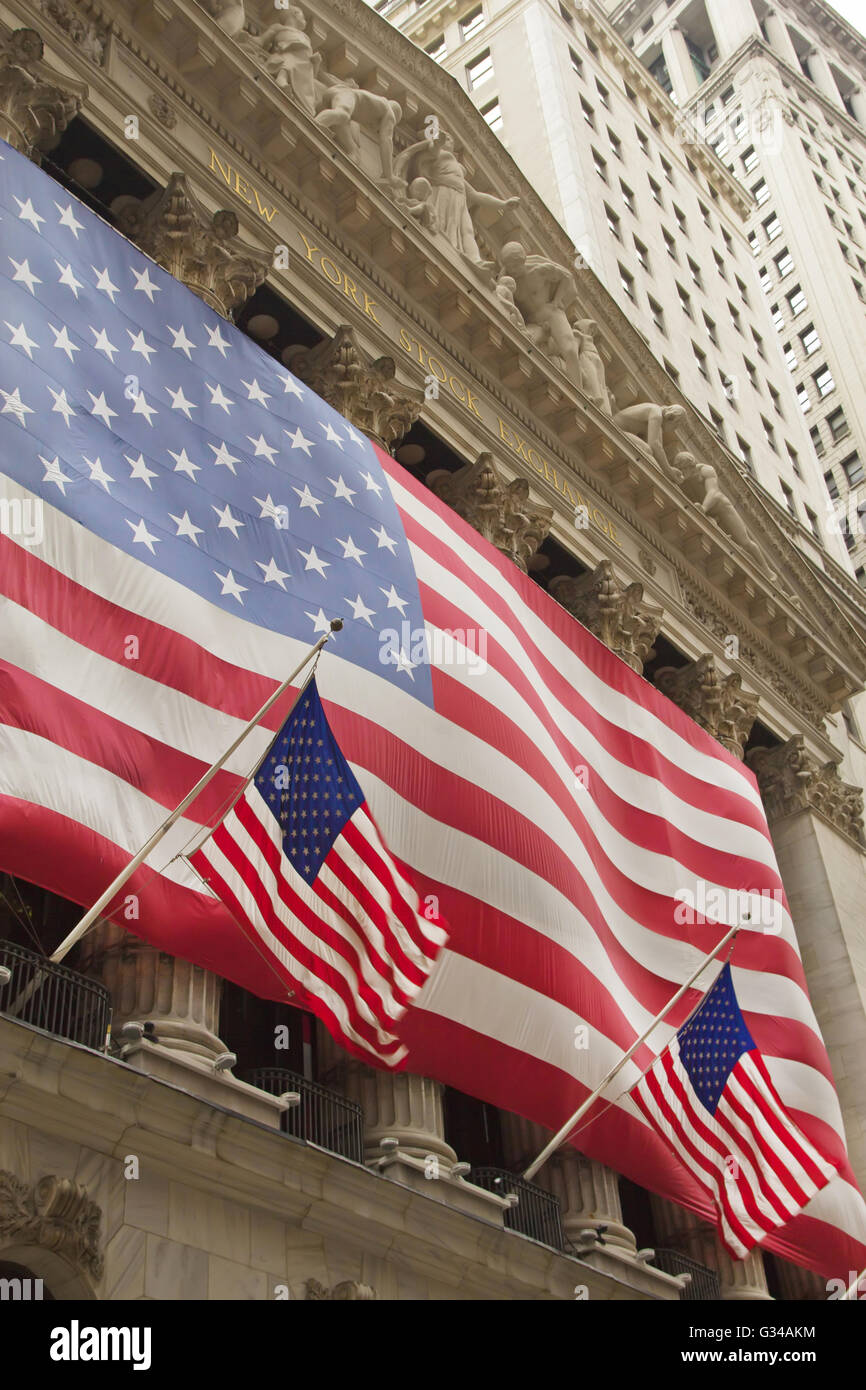 Wall Street New York Stock Exchange is the world's largest stock exchange Stock Photo Alamy