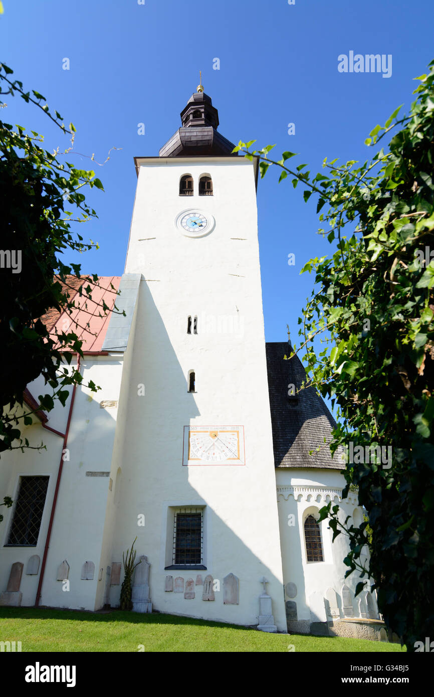 Lipizzaner stud Piber: church, Austria, Steiermark, Styria, Südwest-Steiermark, Köflach Stock Photo